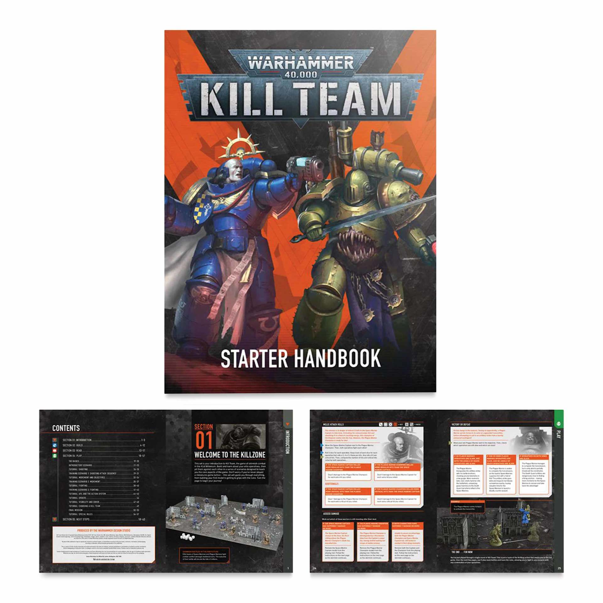 Warhammer Kill Team Starter Set - included handbook