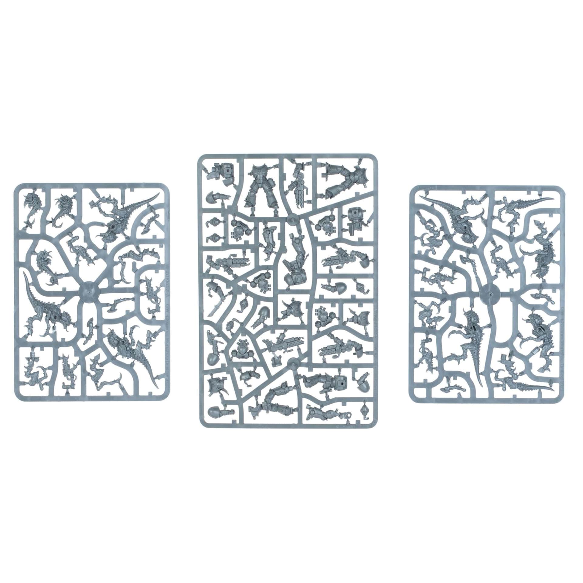 Warhammer 40k Introductory Set - figures still in sprue frames