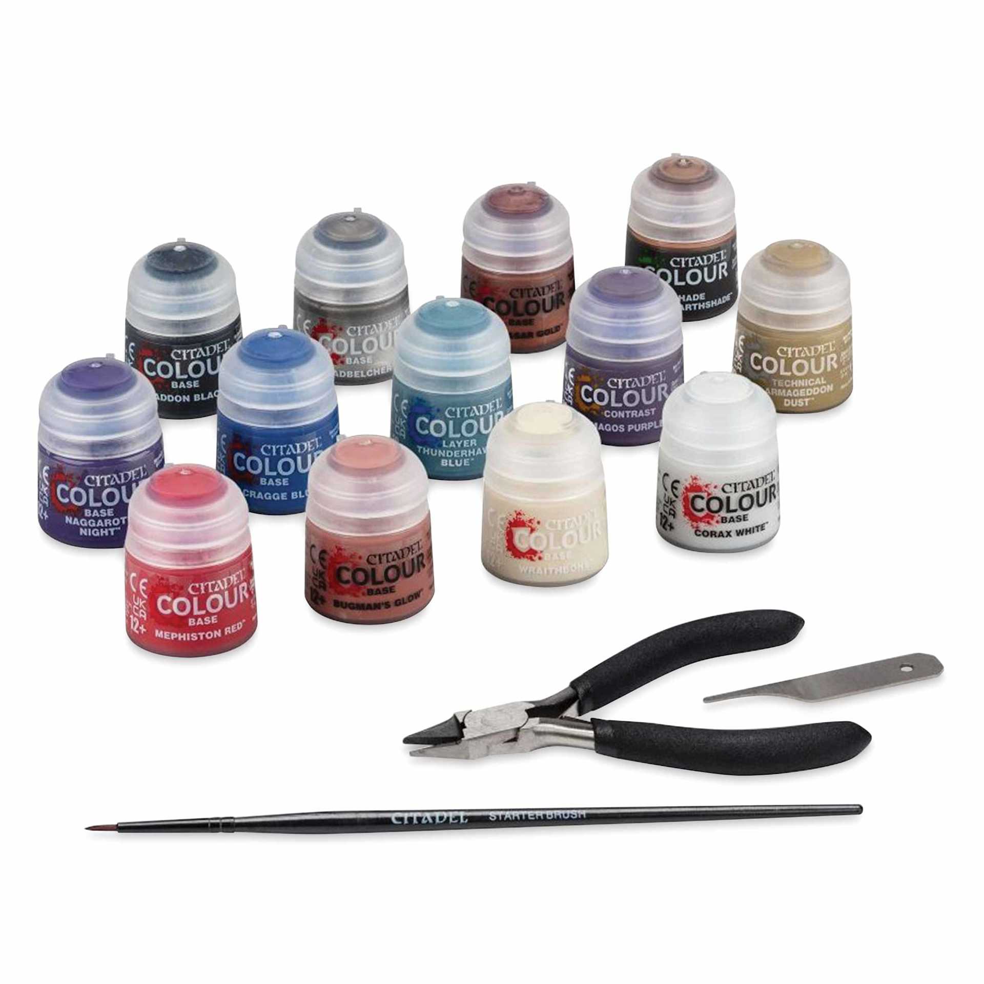 Warhammer 40k Paints and Tools Set - included paints and tools