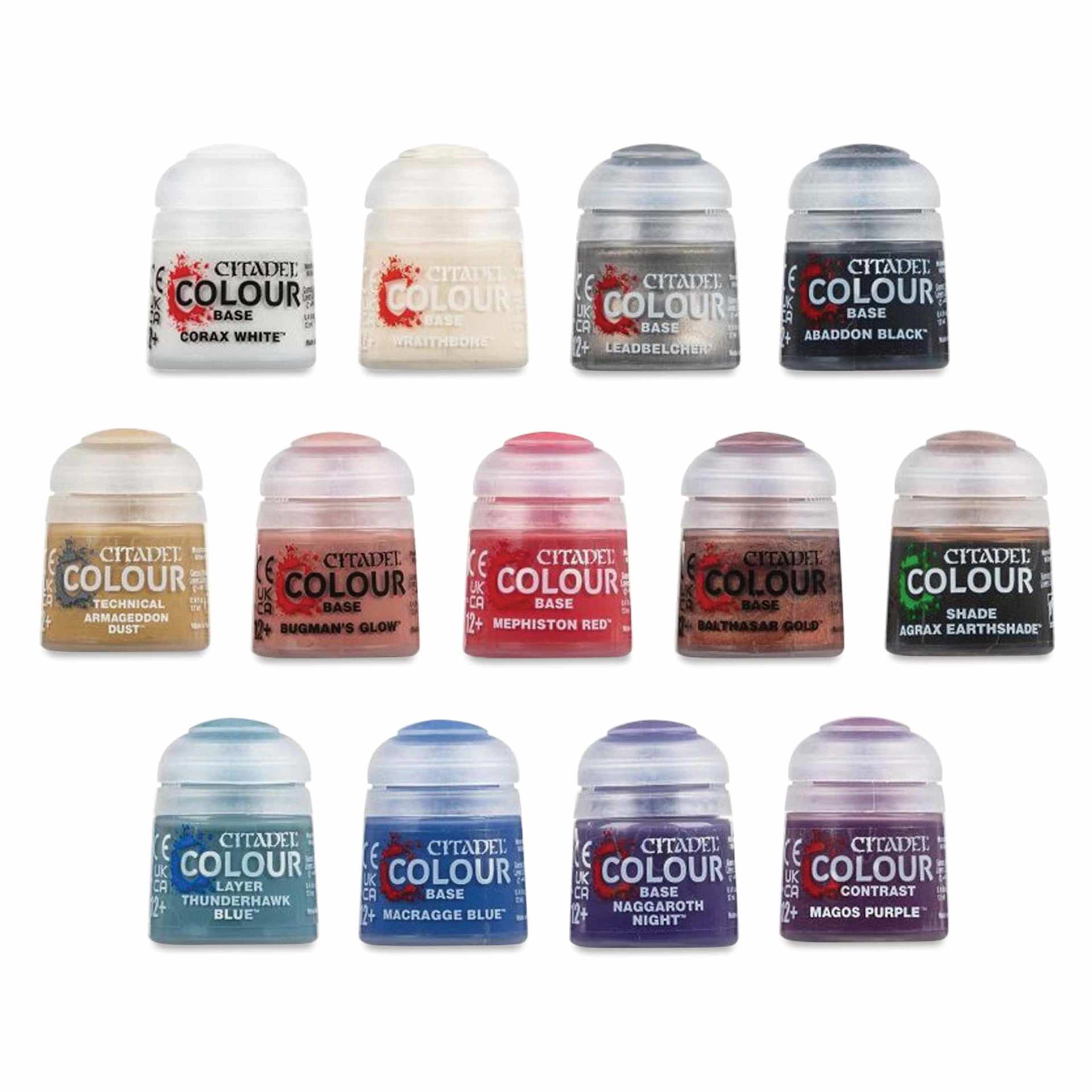 Warhammer 40k Paints and Tools Set - 13 included paints