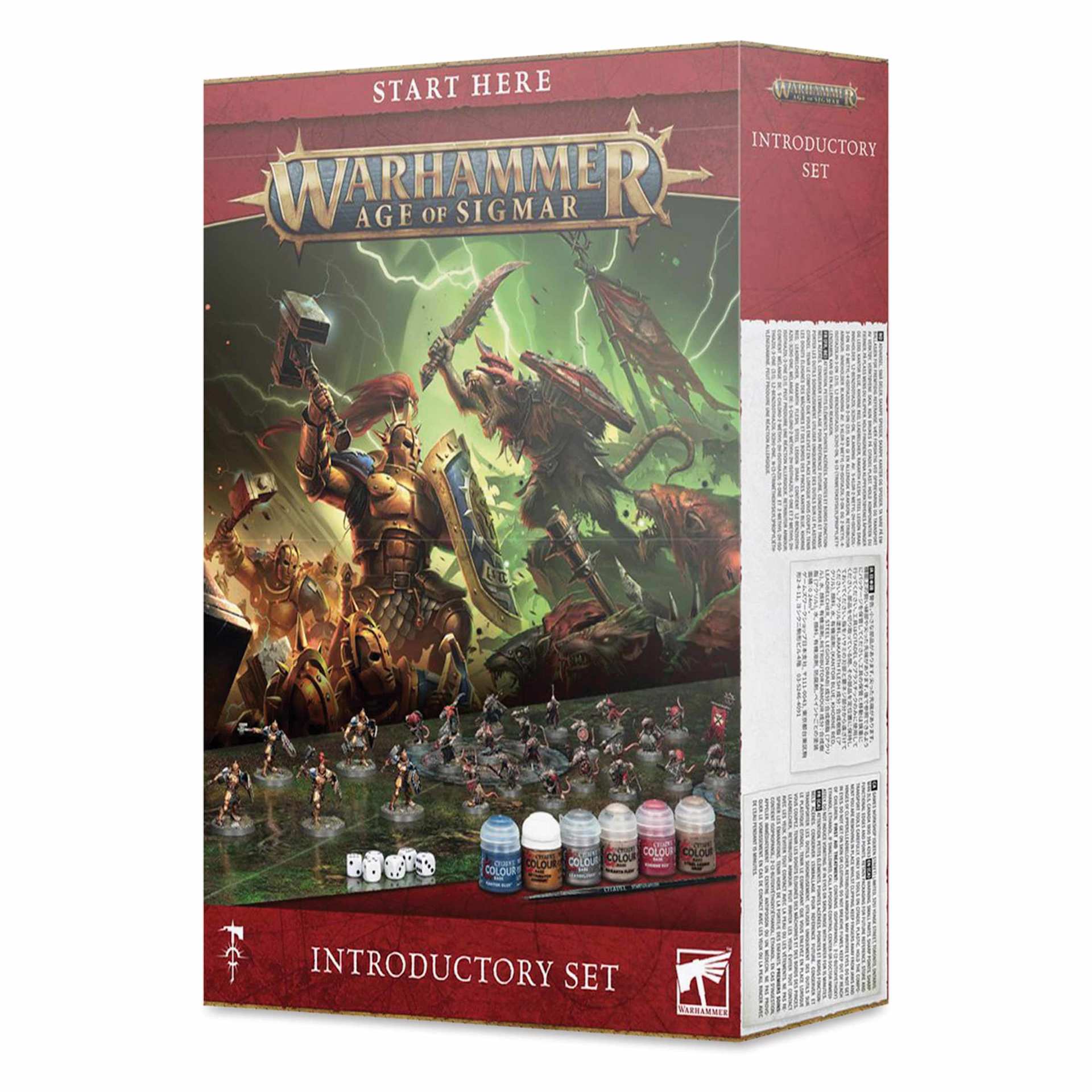 Warhammer Age of Sigmar Introductory Set - side of package