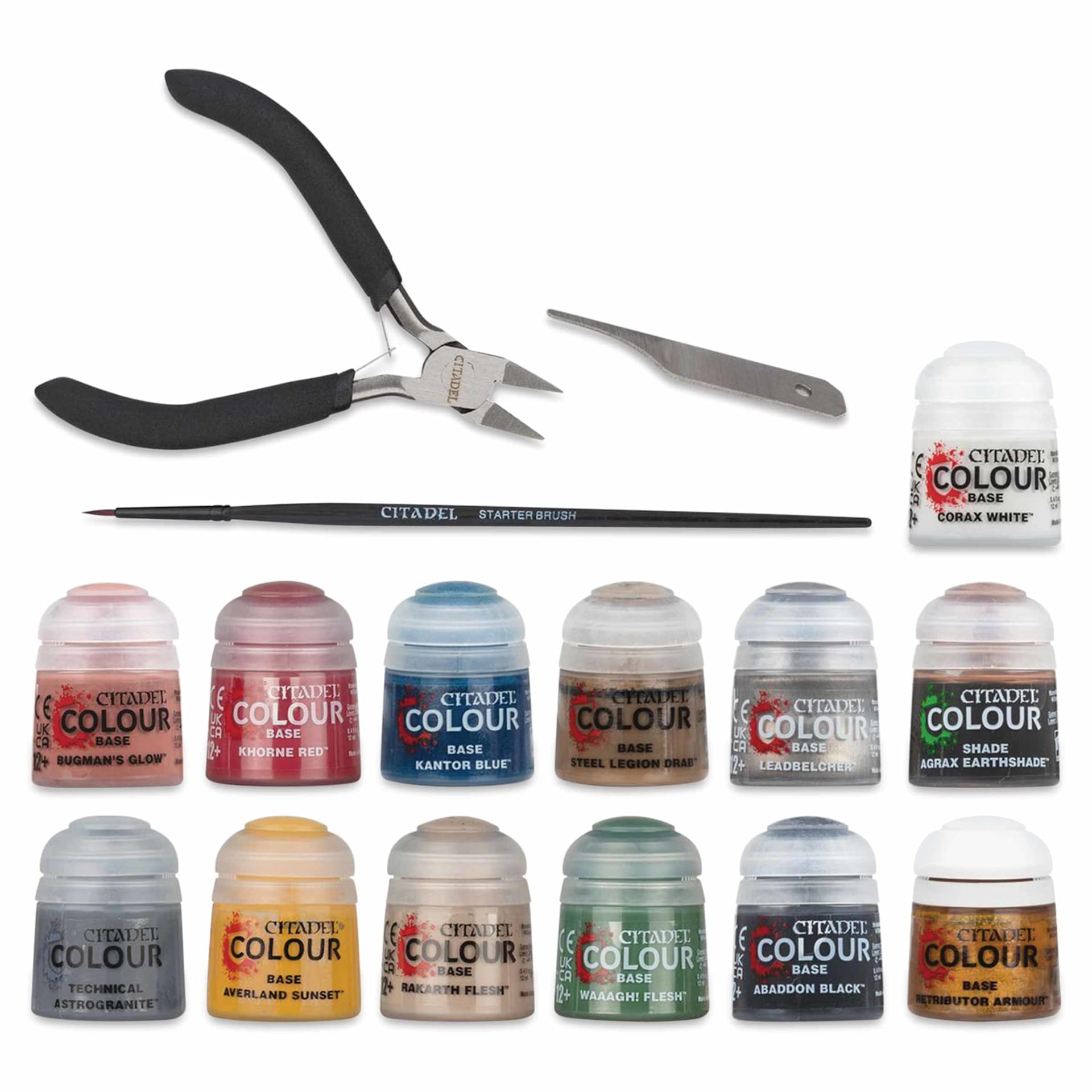 Warhammer Age of Sigmar Paints and Tools set contents