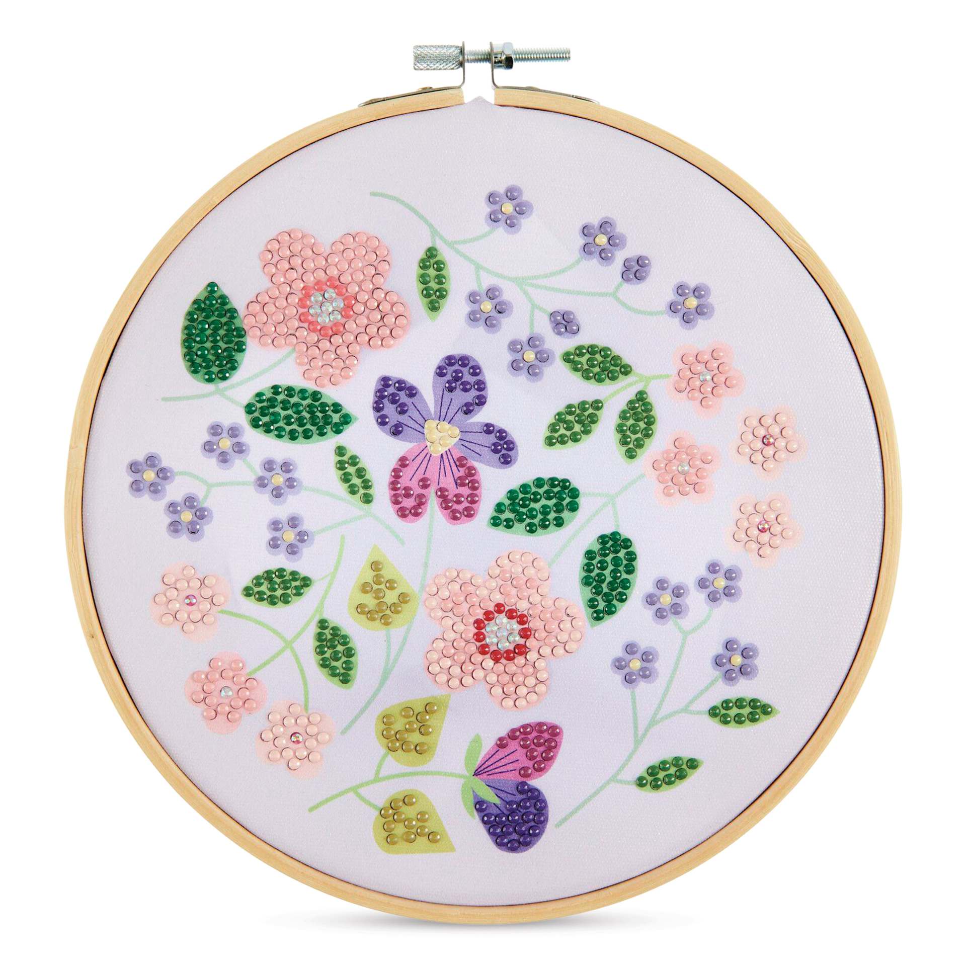 Rico Design Diamond Painting DIY Kit - Shimmering Flowers