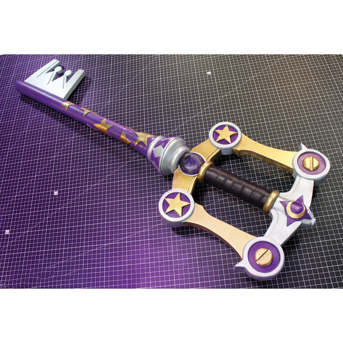 SKS Props HD-Foam Rolls, Sample Artwork of finished cosplay sword, Accessories not included