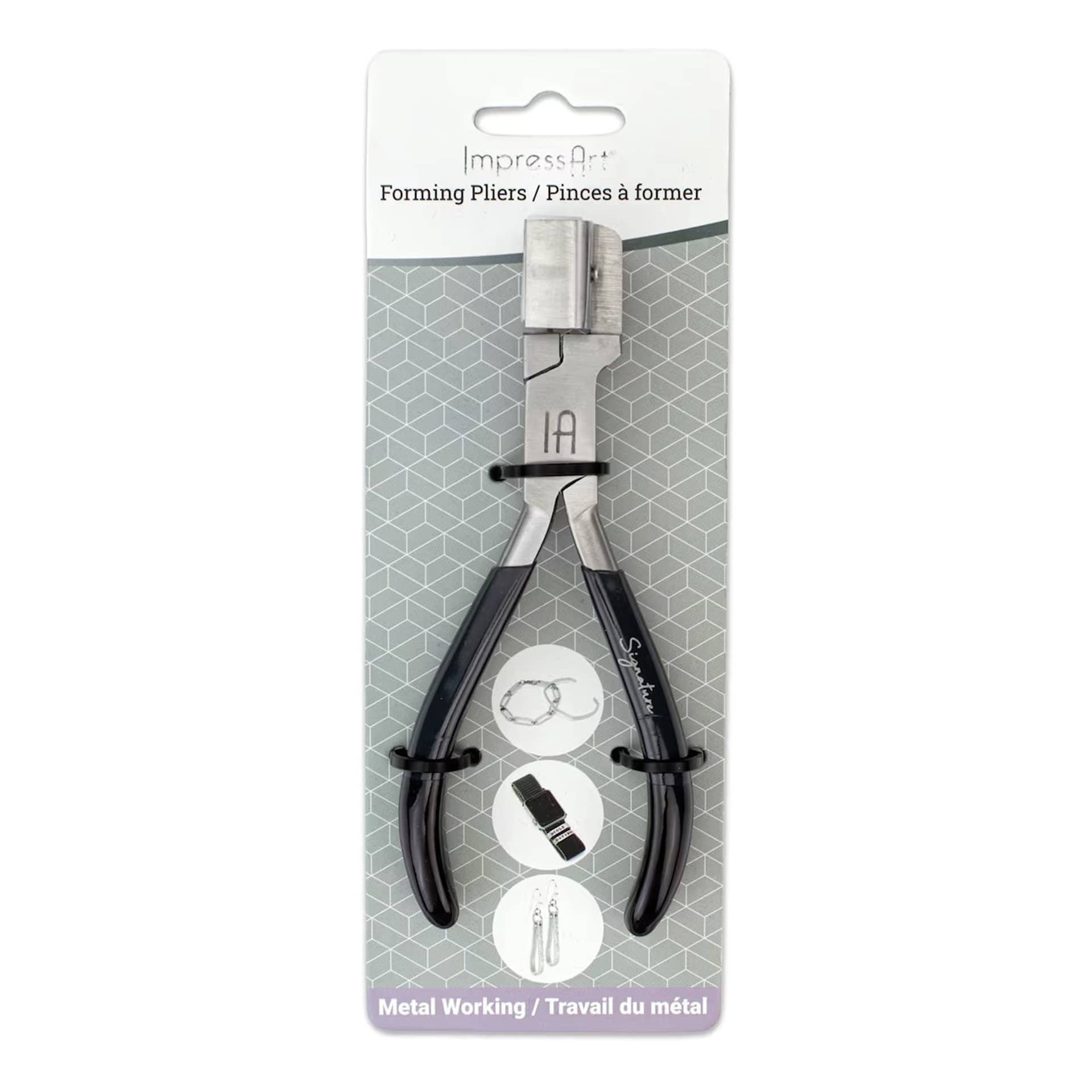 ImpressArt Signature Metal-Working Square Forming Pliers front of packaging