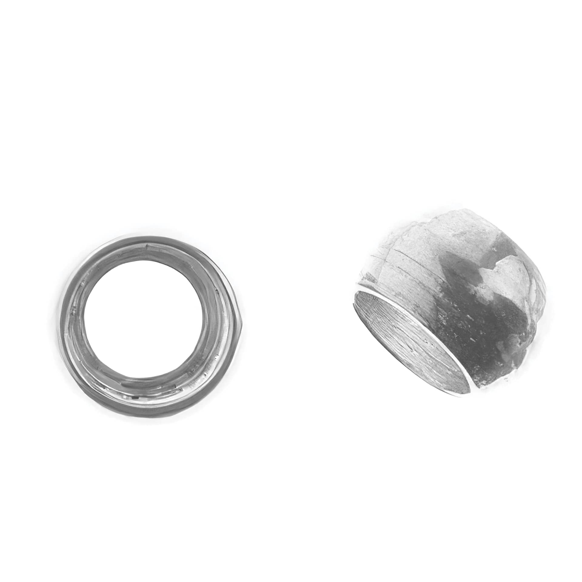 John Bead Stainless Steel Crimp Beads - Pkg of 50, 2.5 mm