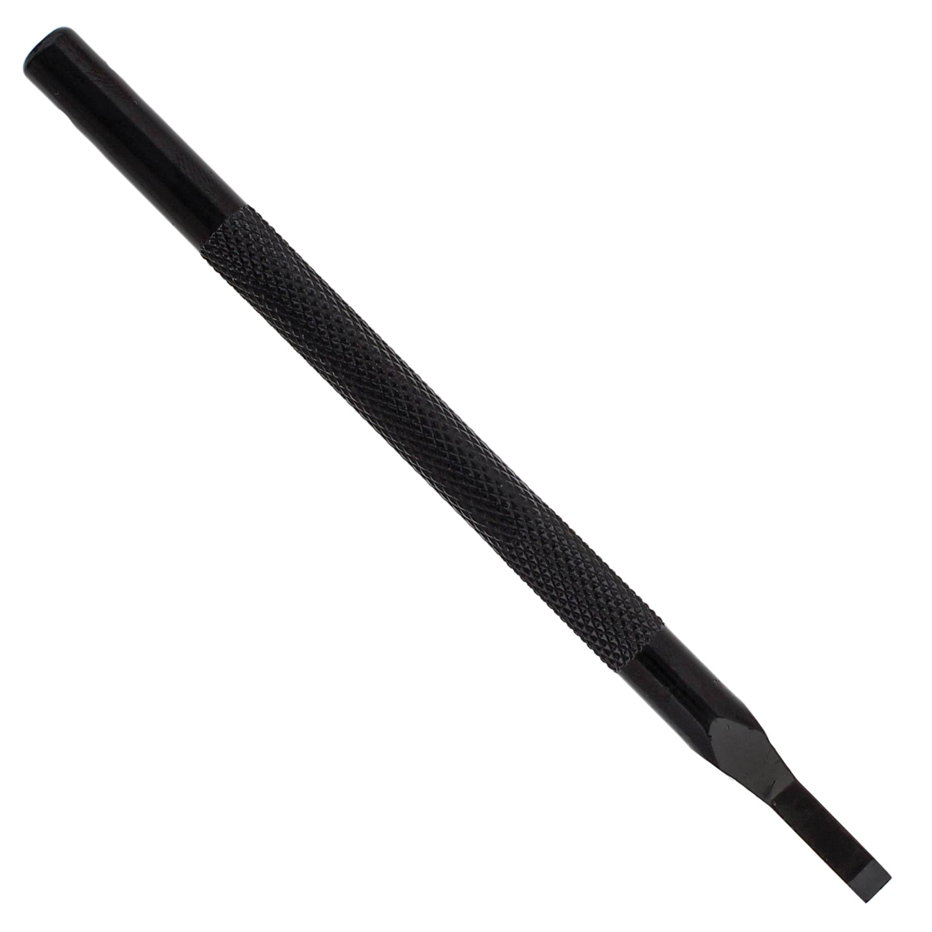 John Bead Metal Complex Leather Lacing Chisel - 1-Prong, Straight, 3.1 mm