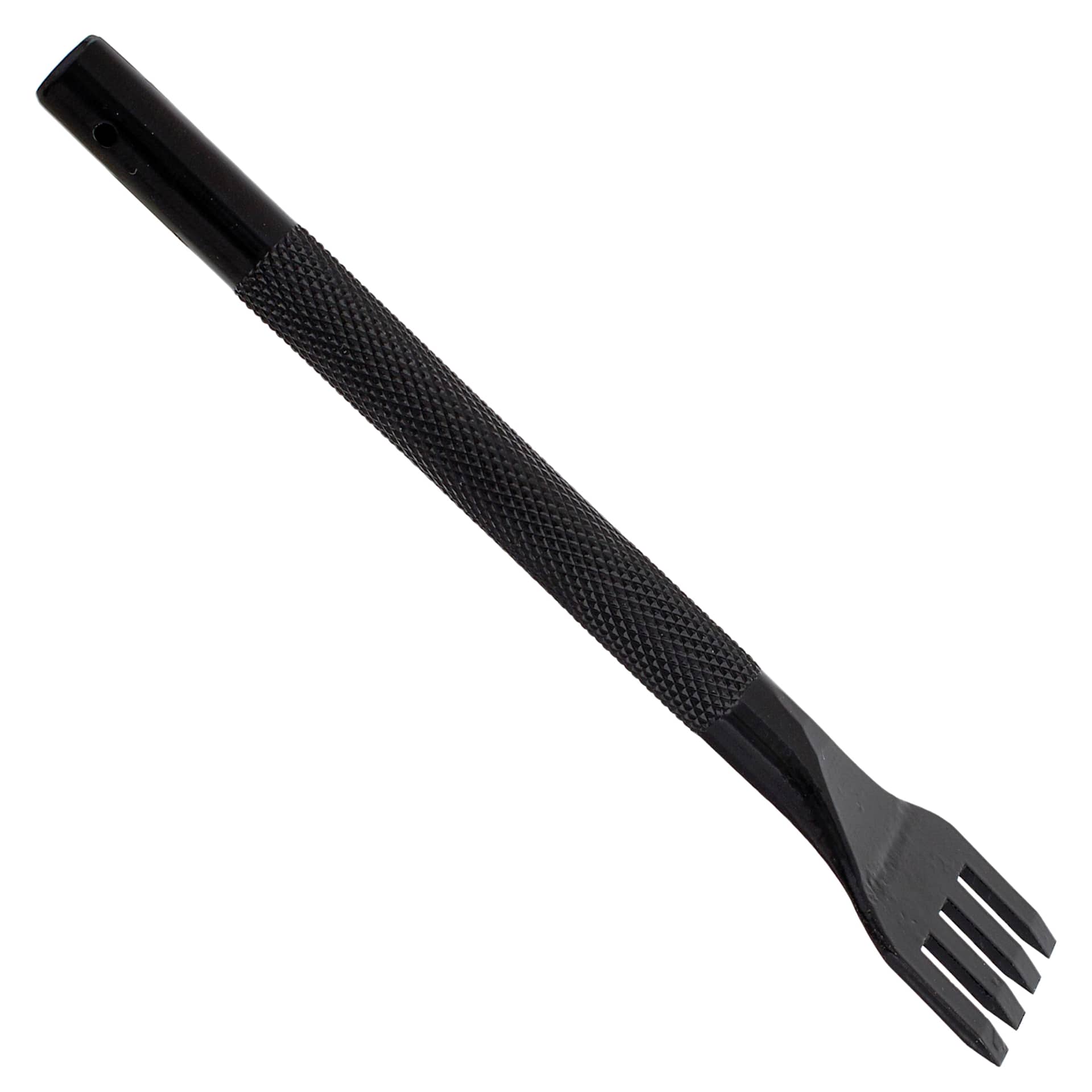 John Bead Metal Complex Leather Lacing Chisel - 4-Prong, Straight, 3.1 mm