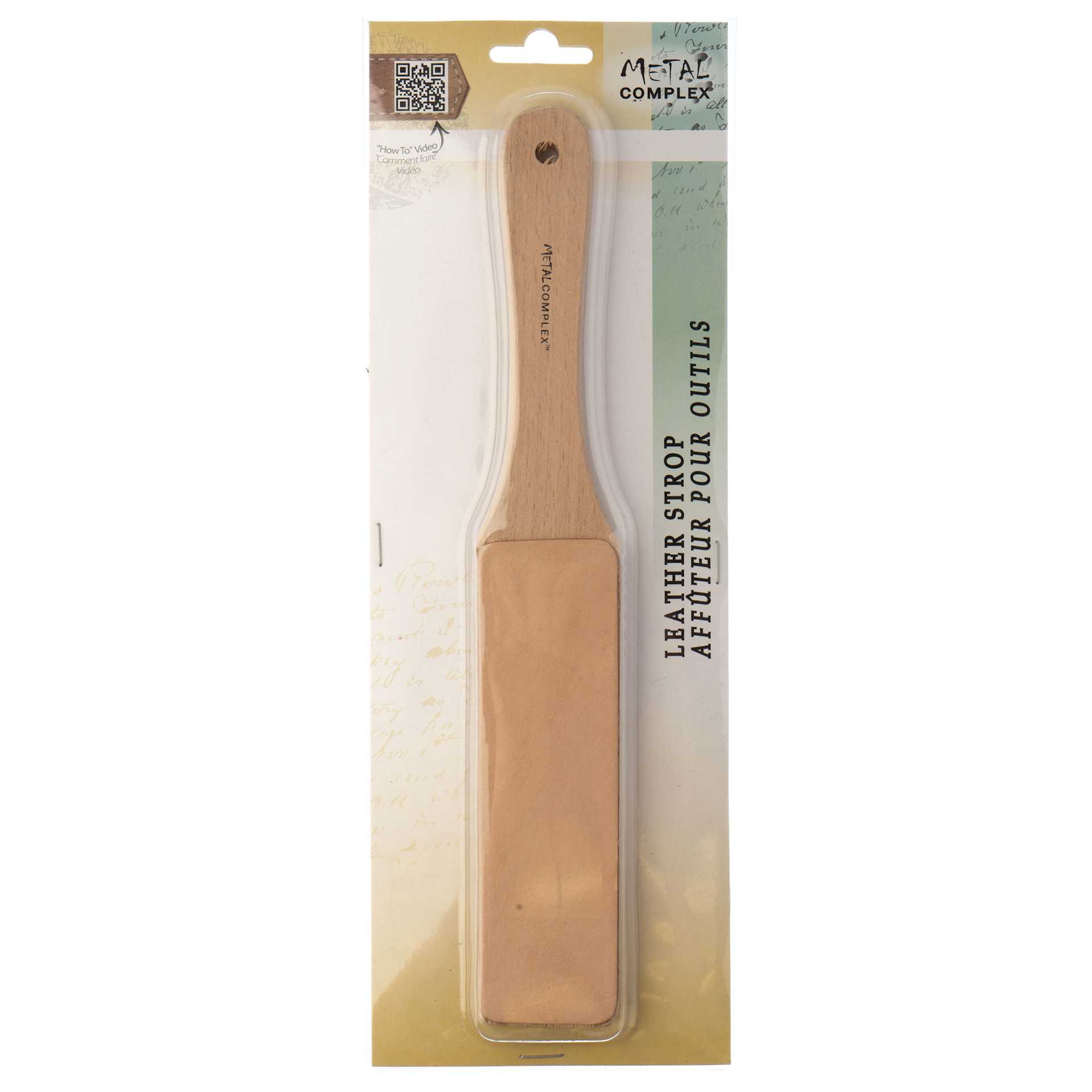John Bead Metal Complex Leather Strop front of packaging