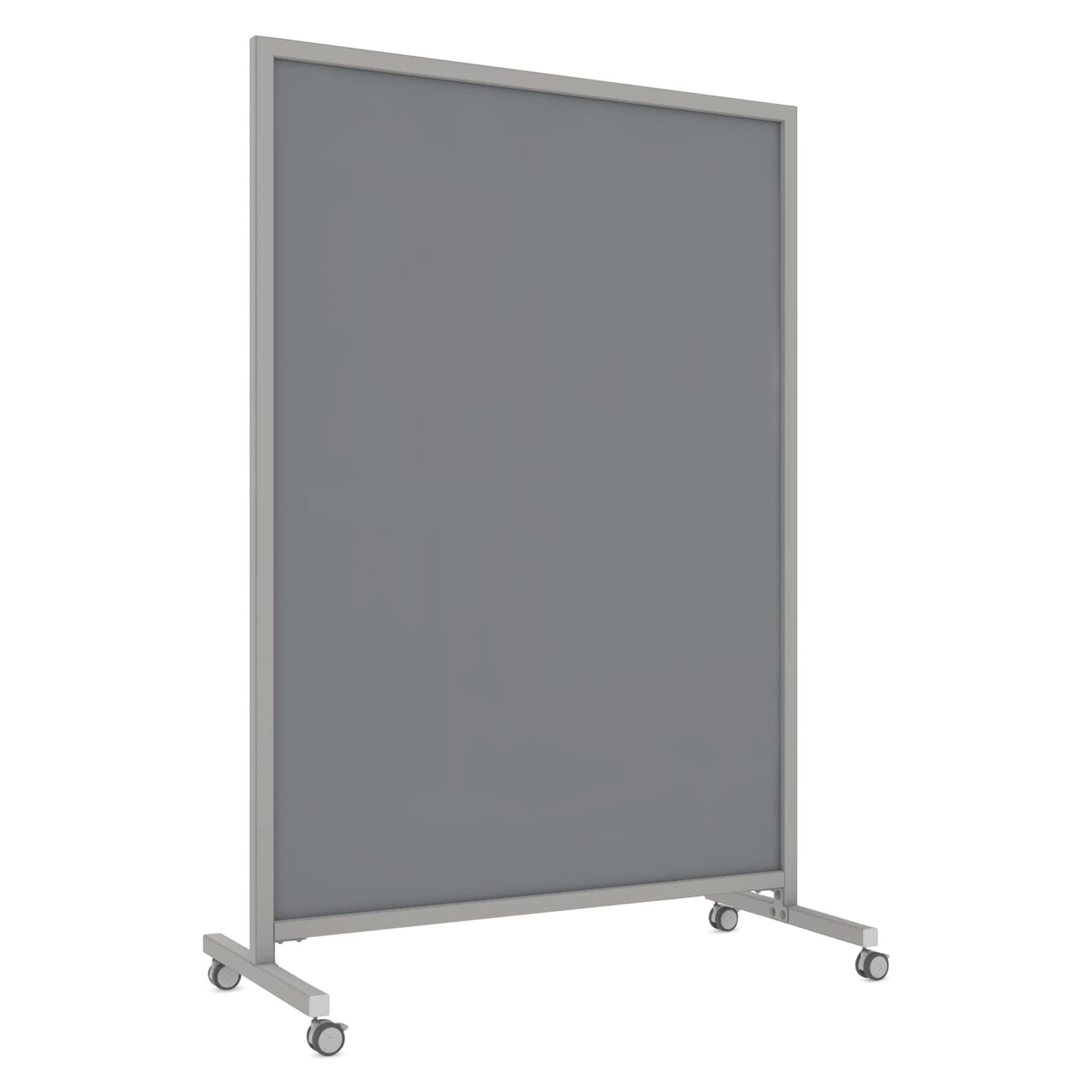 Ghent EZ Mobile Glassboard - Smoke 50" x 75"
