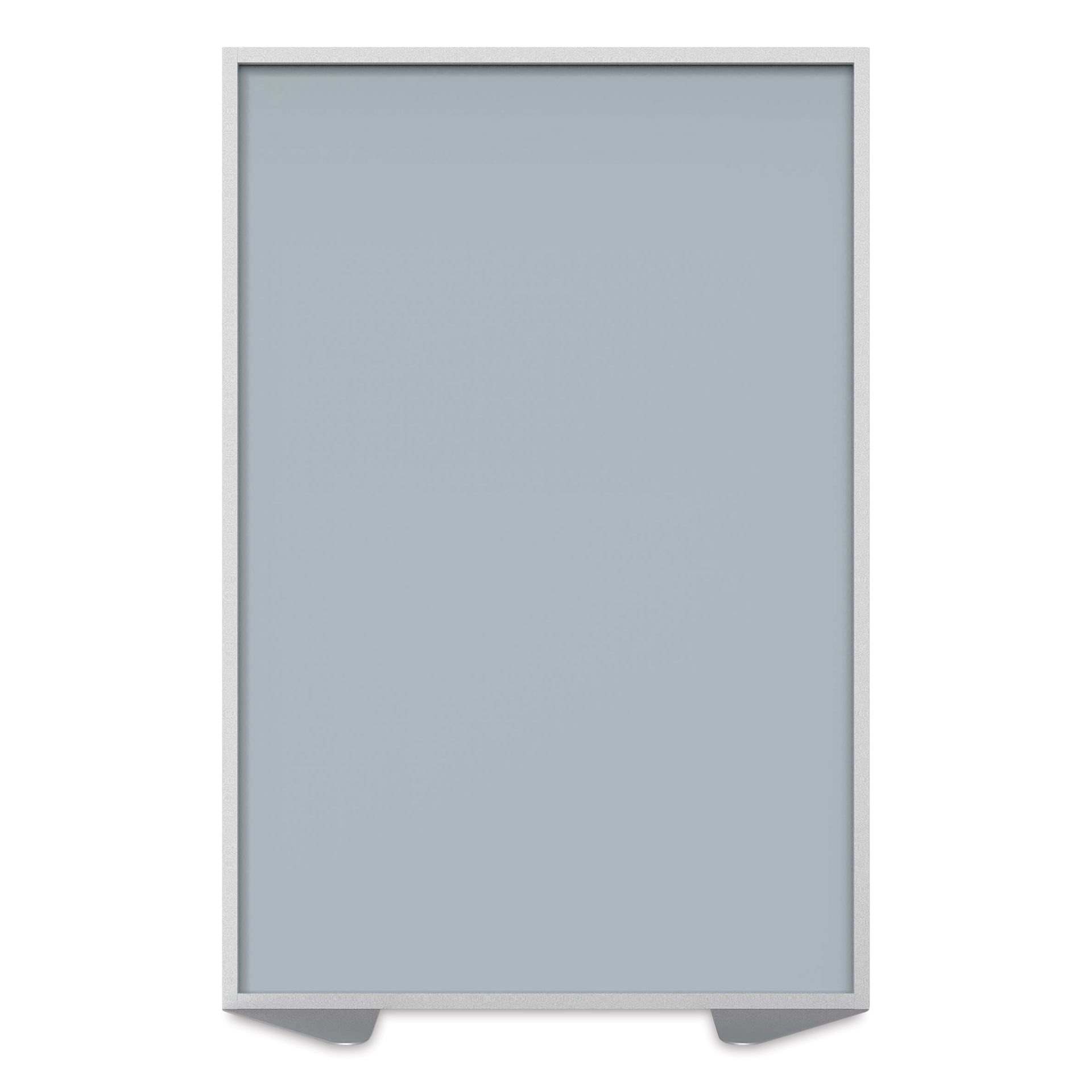 Ghent Floor Partition - Silver Vinyl Panel, 72" x 48"