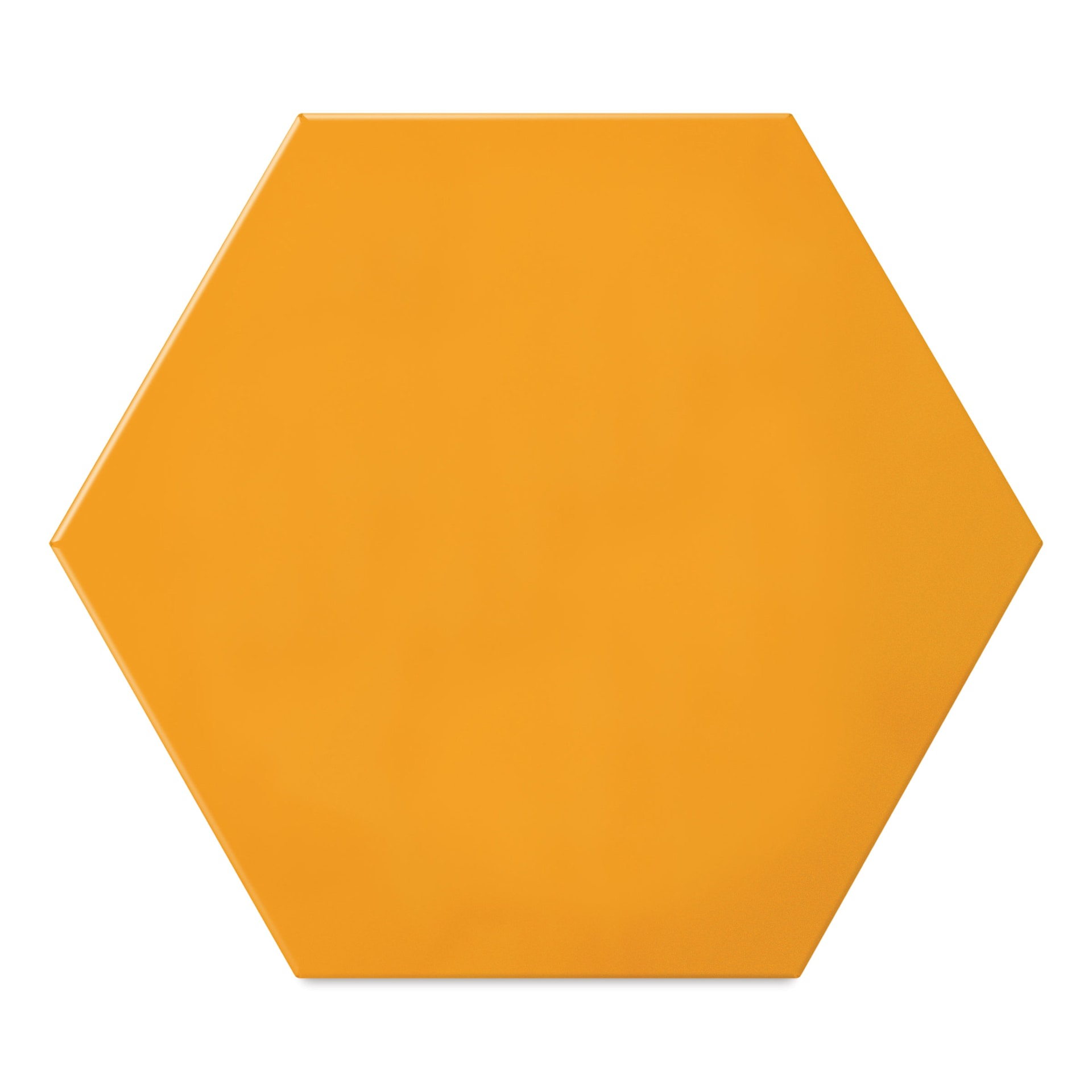 Ghent Hex Modular Steel Whiteboard - Marigold, 18" x 21"