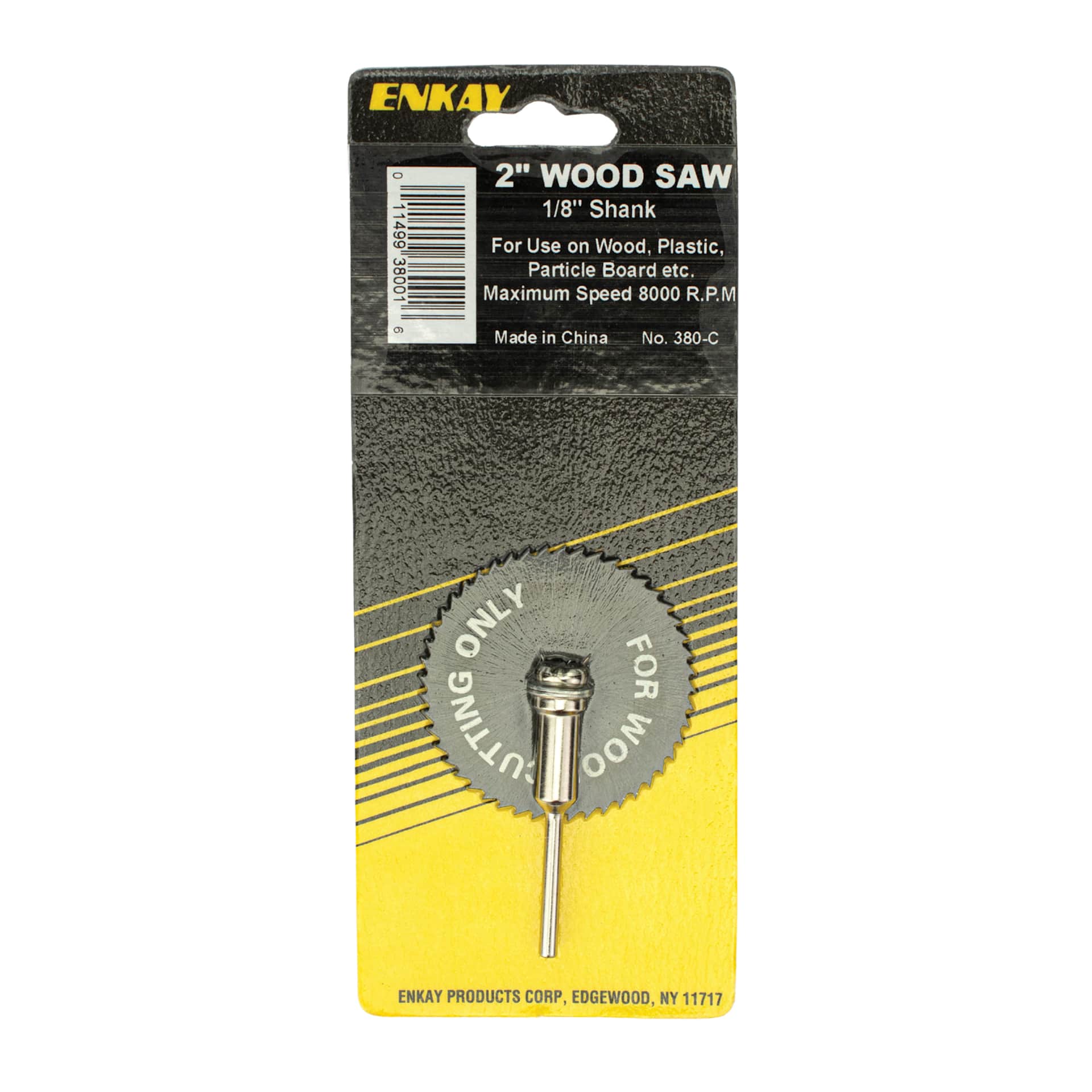 Enkay Wood Saw Blade - 2", 1/8" Mandrel front of packaging