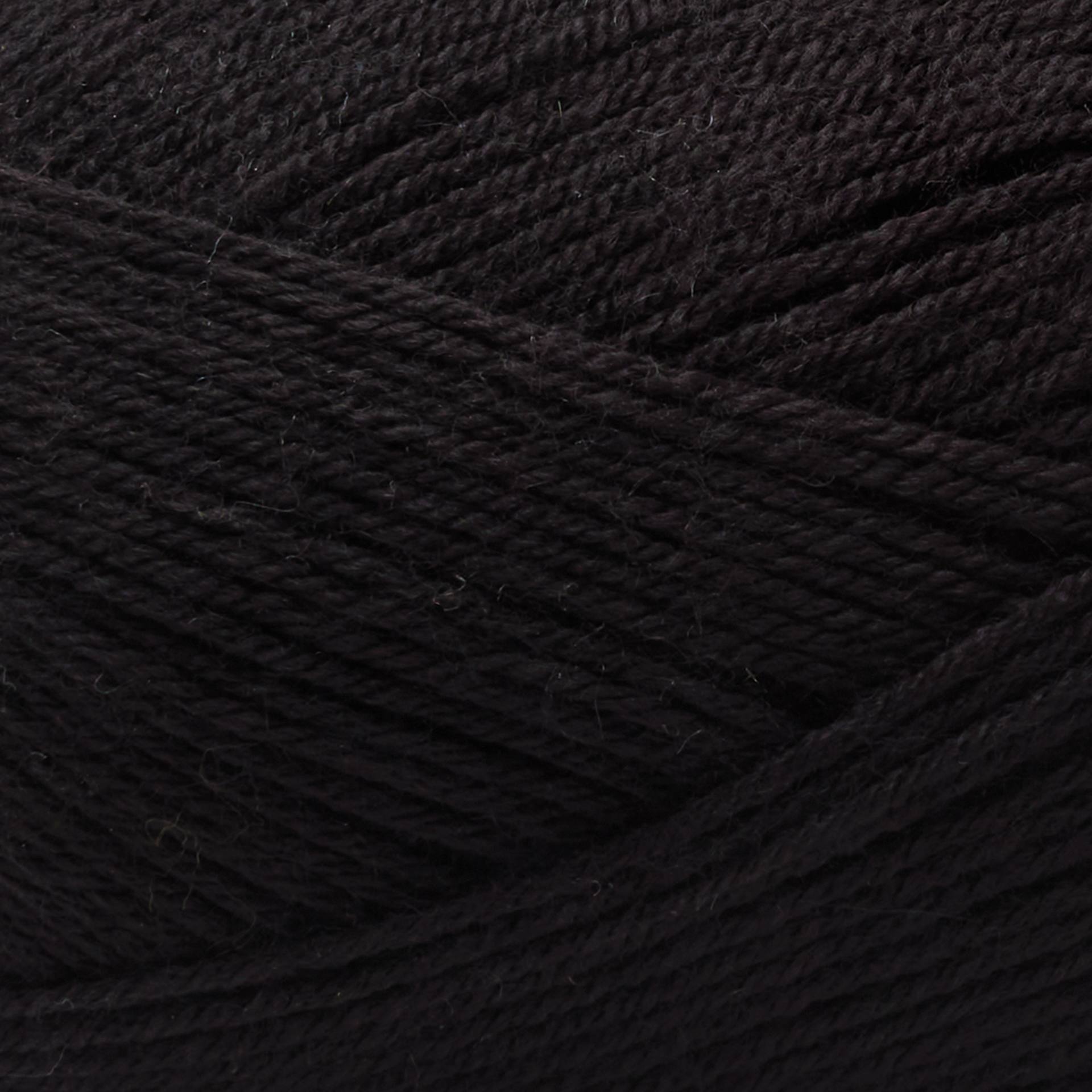 Premier Yarns Anti-Pilling Everyday Super Fine Yarn - Black, 437 yds close up to show texture