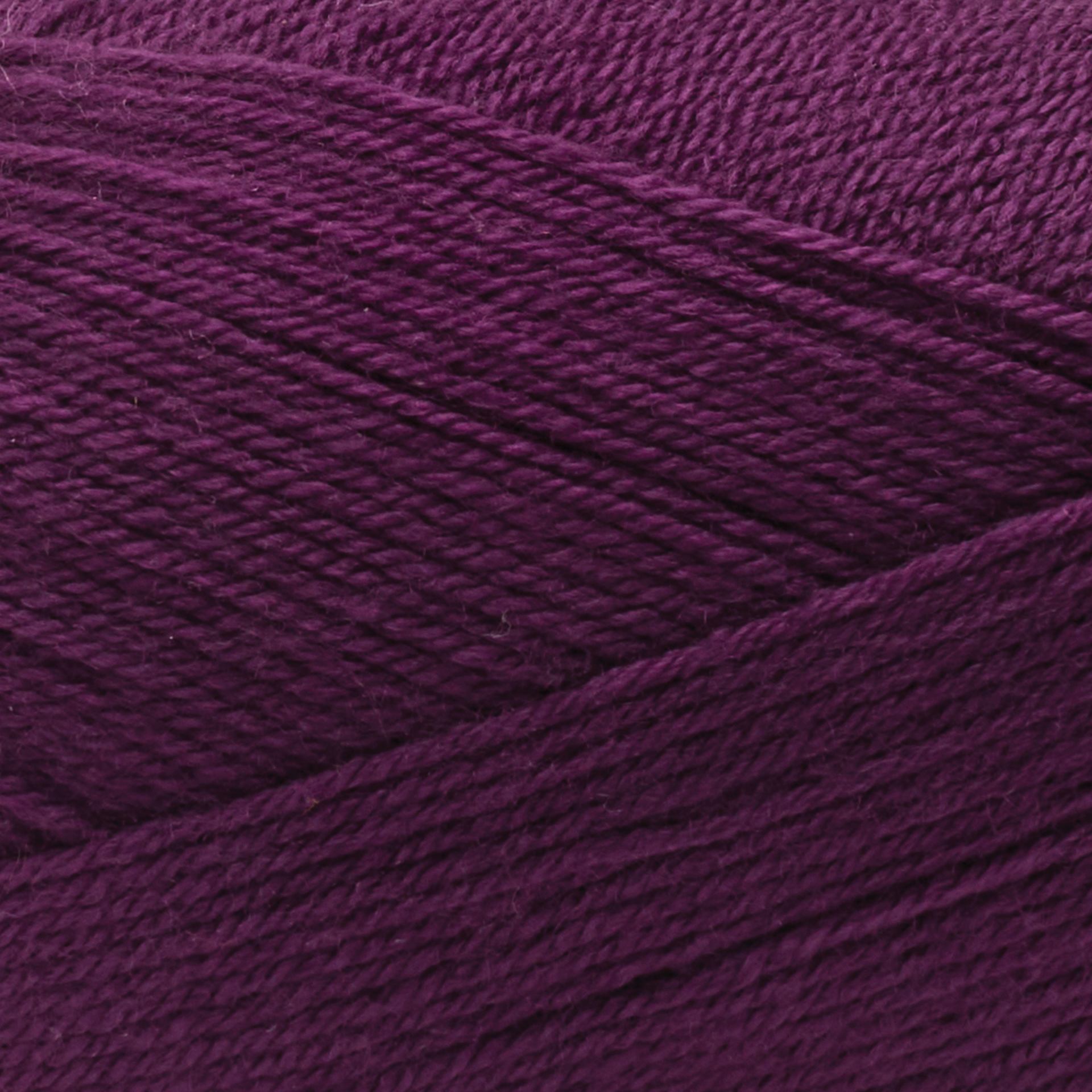 Premier Yarns Anti-Pilling Everyday Super Fine Yarn - Aubergine, 437 yds close up to show texture