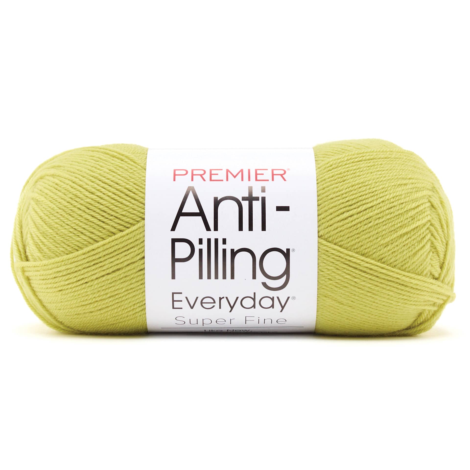 Premier Yarns Anti-Pilling Everyday Super Fine Yarn - Chartreuse, 437 yds