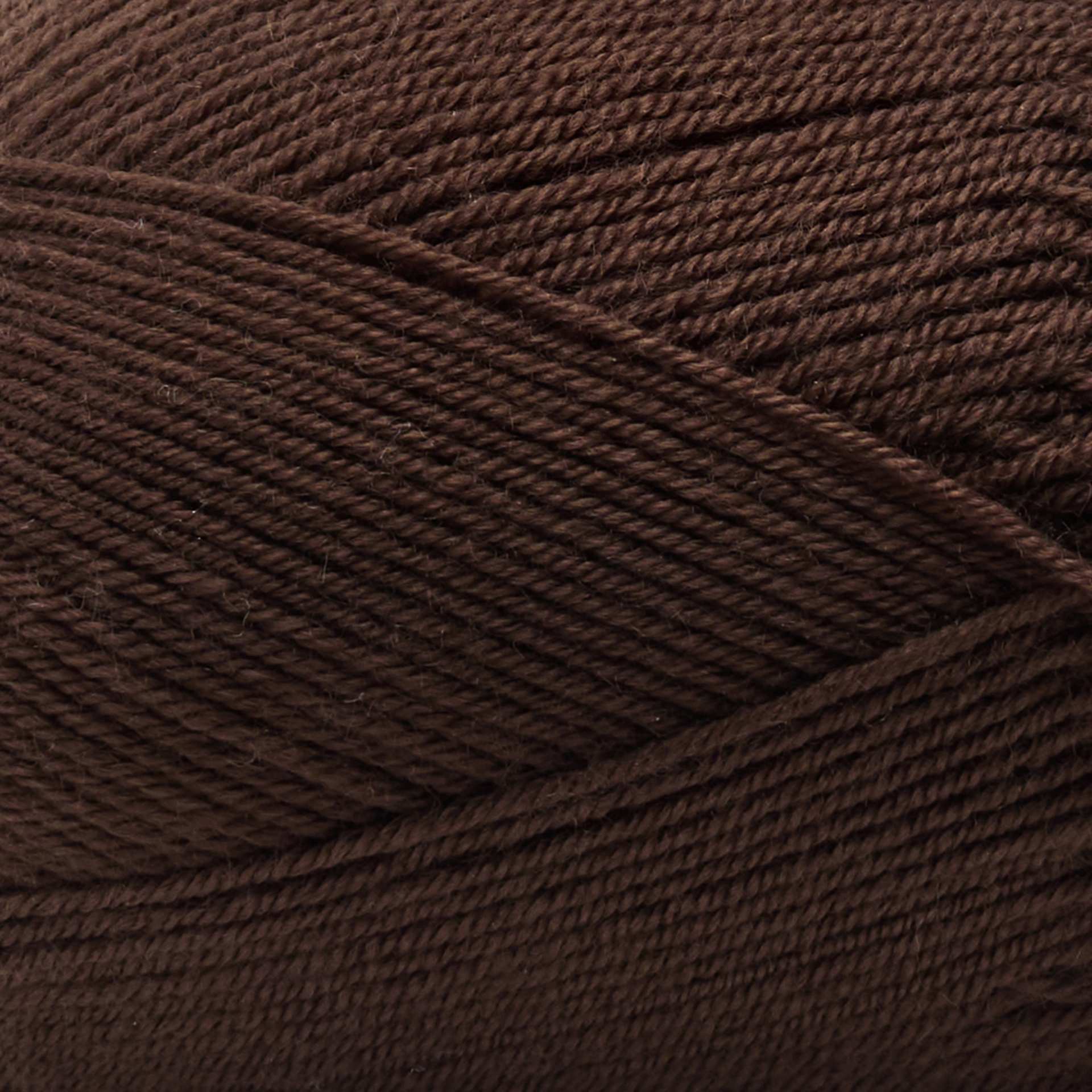 Premier Yarns Anti-Pilling Everyday Super Fine Yarn - Black Walnut, 437 yds close up to show texture