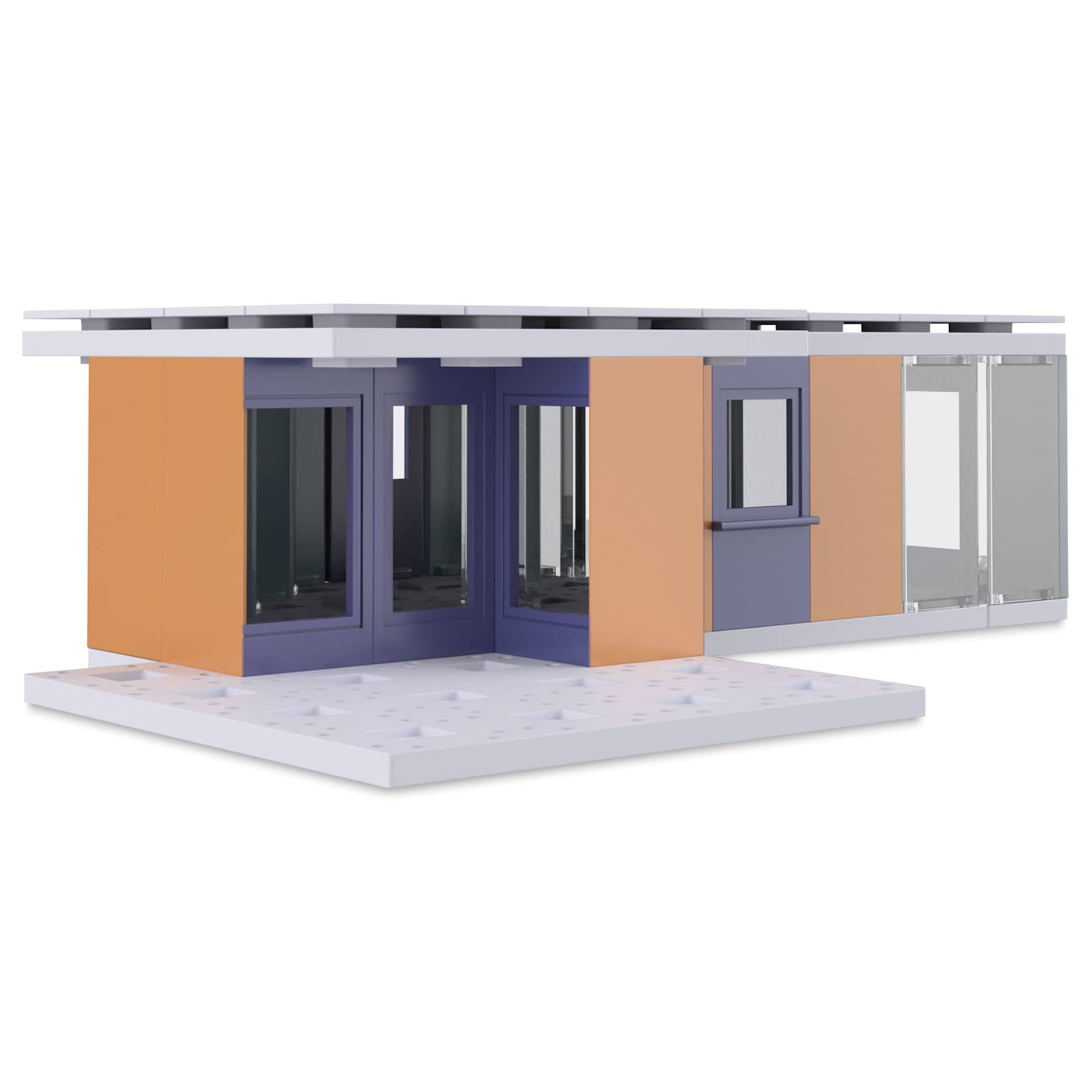 Arckit Desert Living Architectural Model Building Kit - one story building