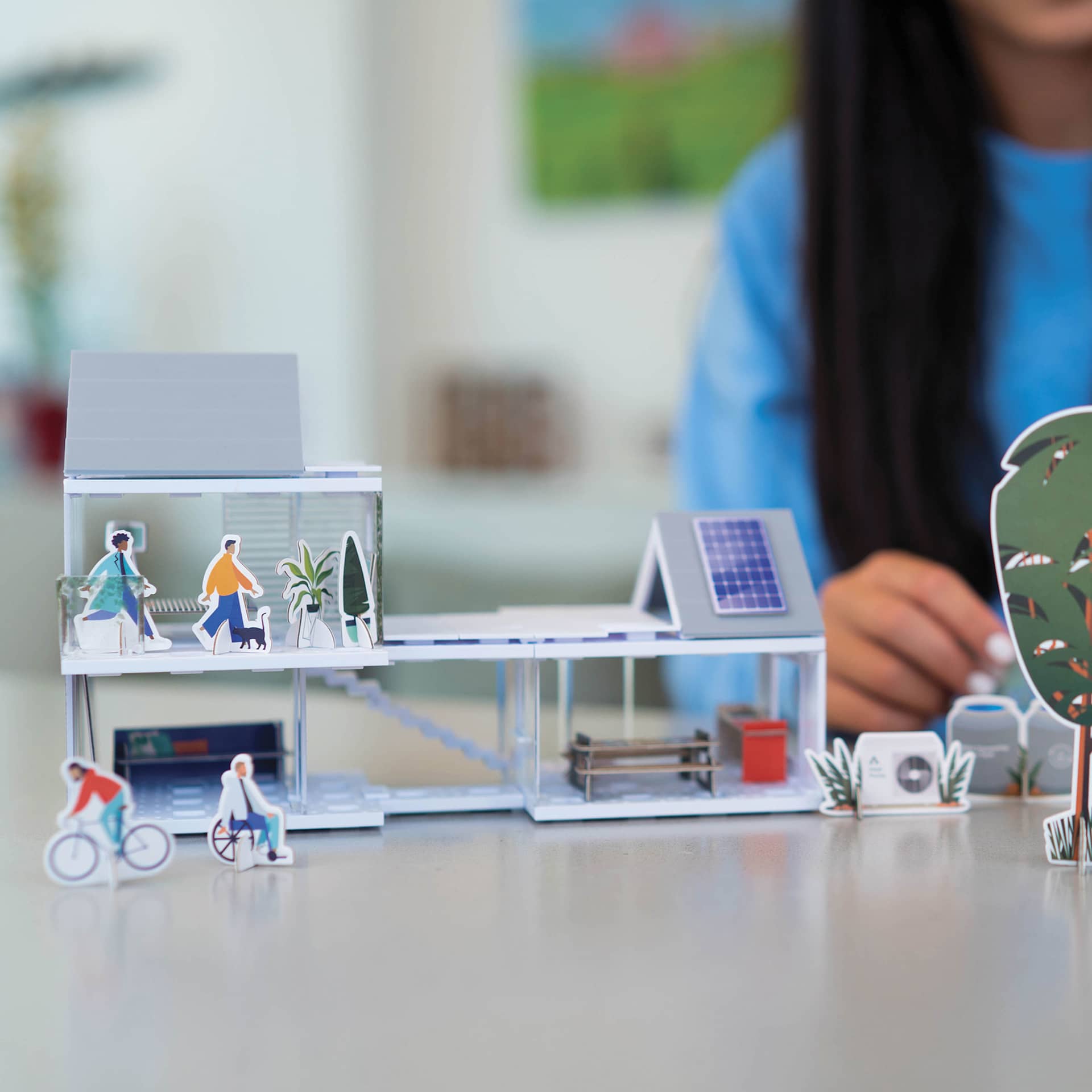 Arckit Go Eco Architectural Model Building Kit - with cardboard figurines