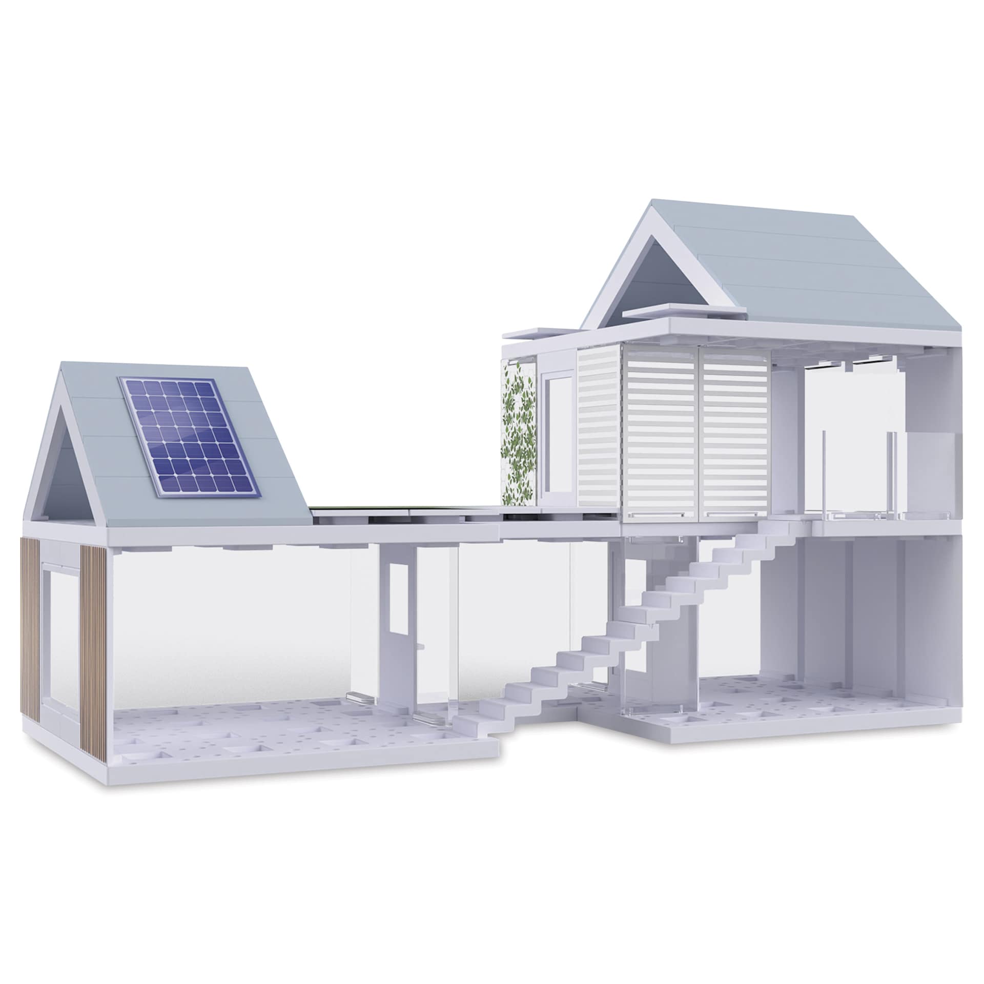 Arckit Go Eco Architectural Model Building Kit - side view