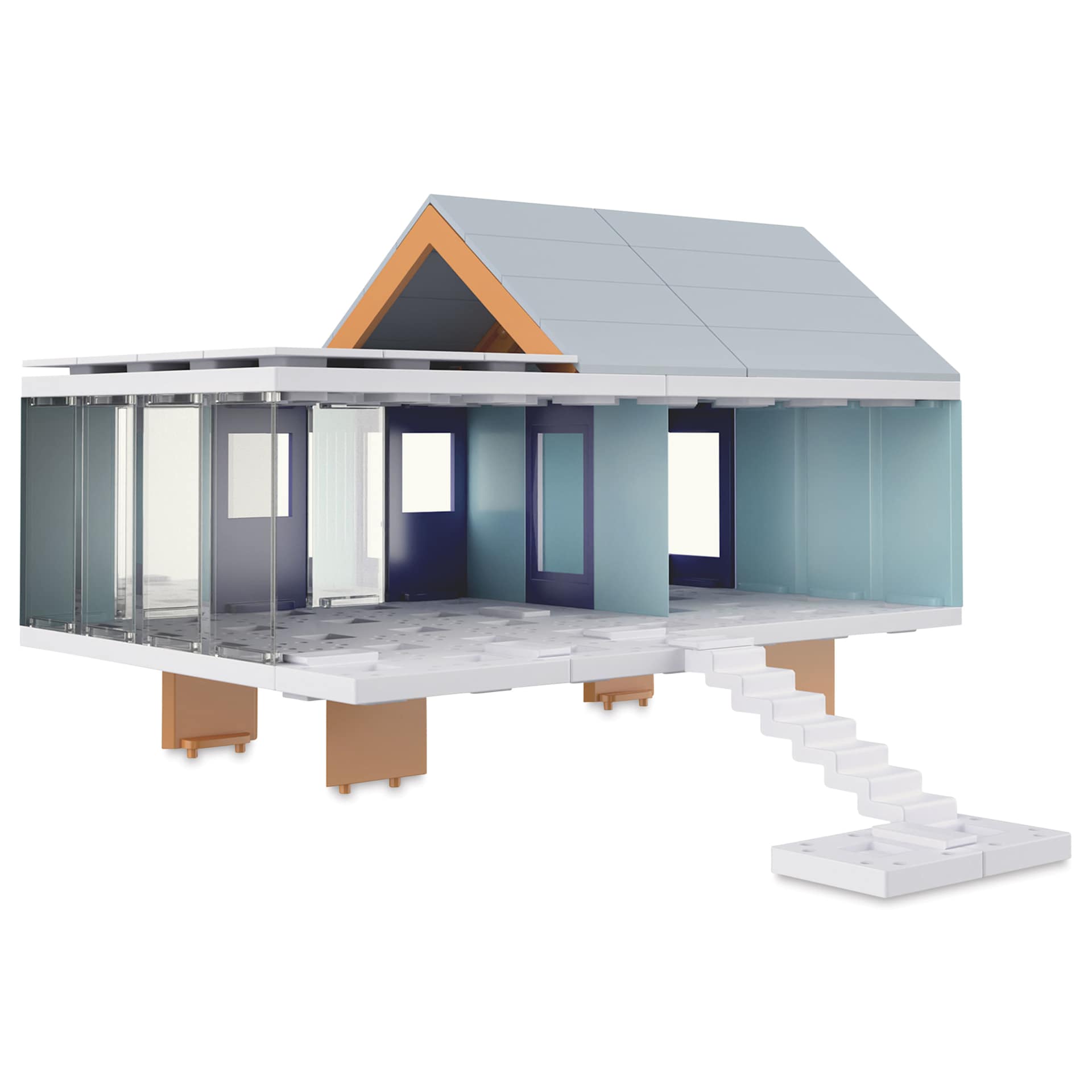 Arckit Mountain Living Model Kit - house with stairs
