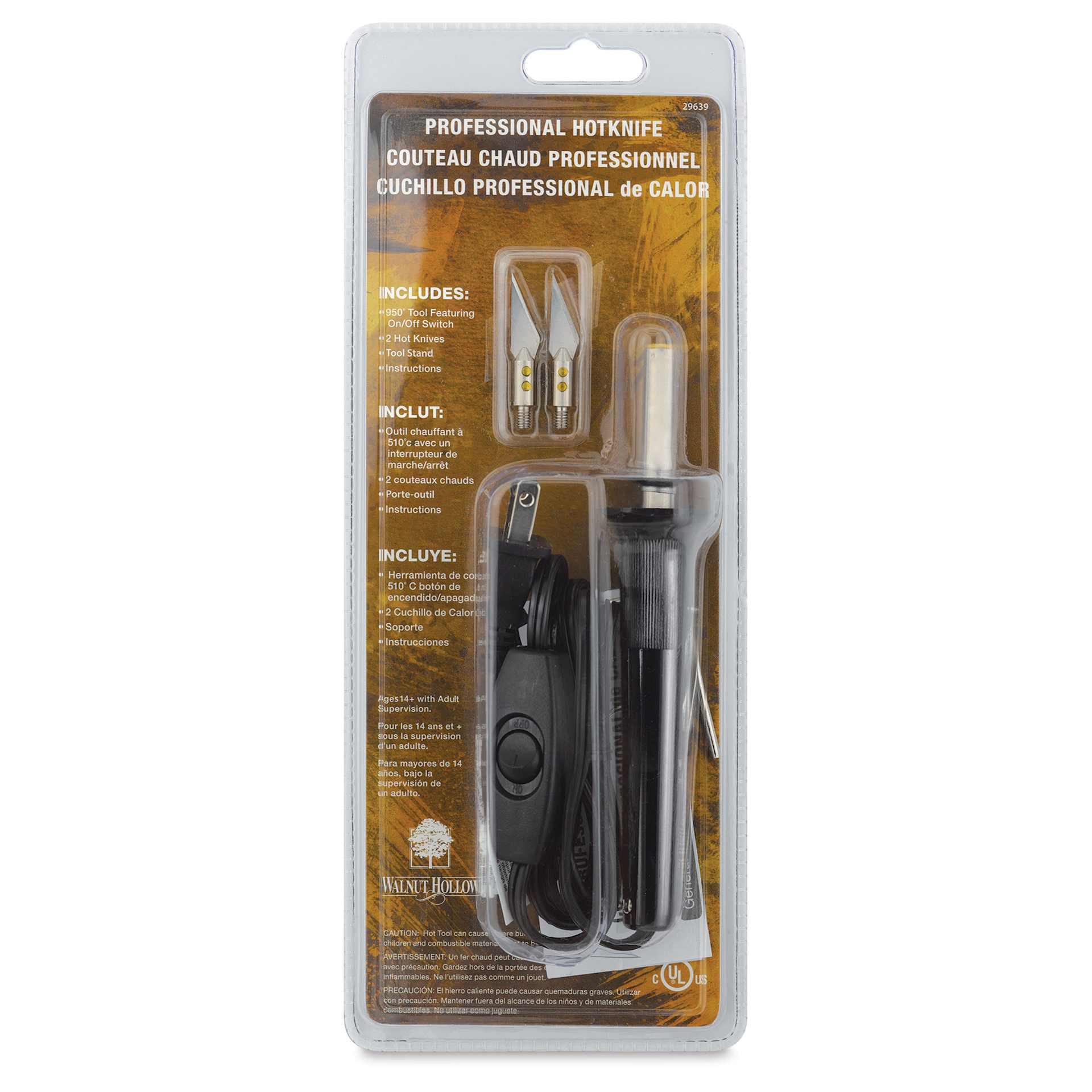 Walnut Hollow Professional Hot Knife - front of packaging