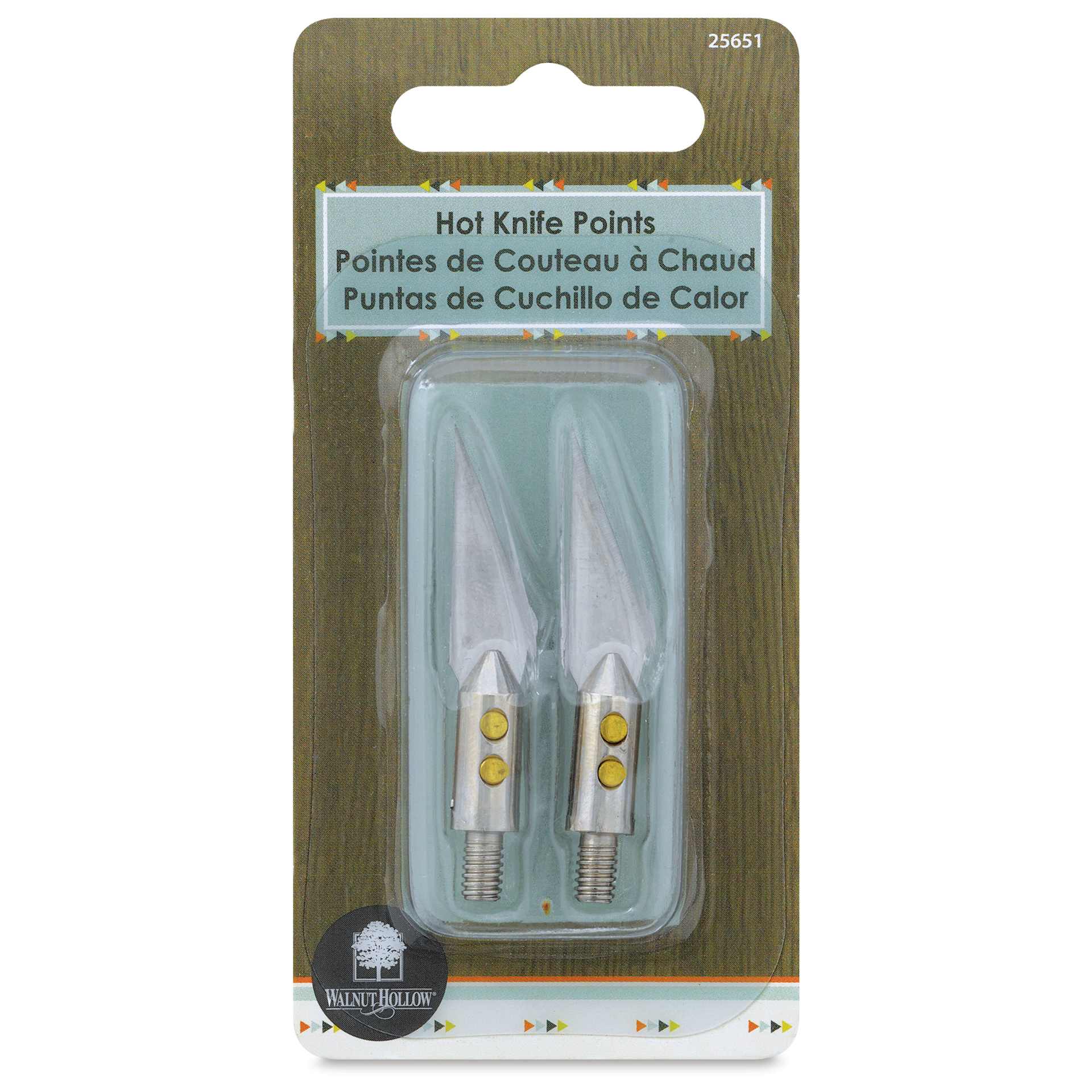 Walnut Hollow Hot Knife Points - Pkg of 2 - front of packaging
