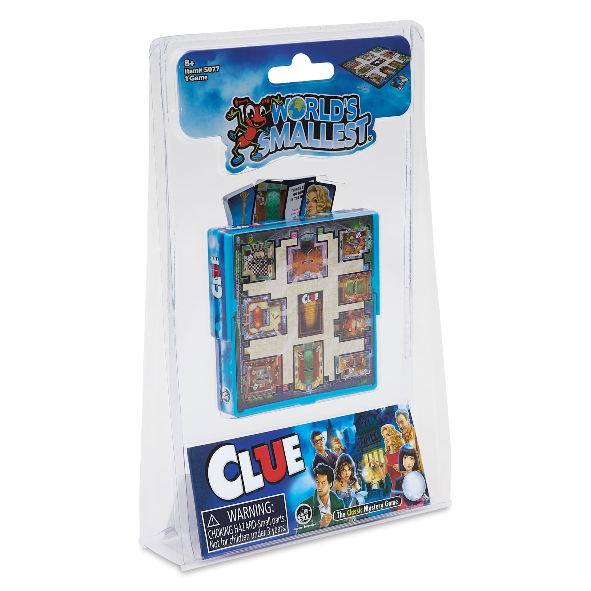 Super Impulse World's Smallest Clue Game, packaging