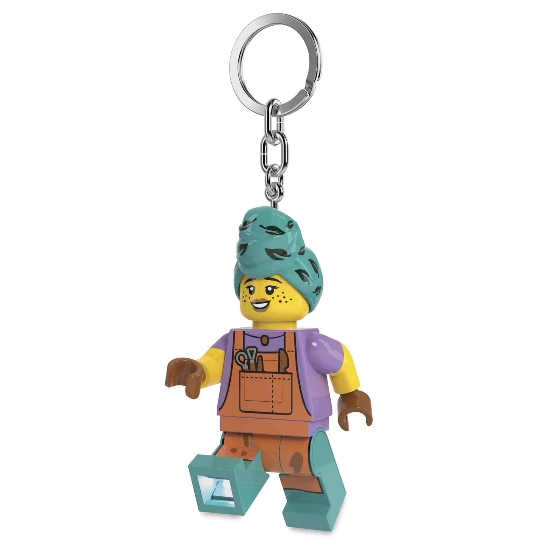 LEGO Iconic Ceramics Girl Keychain Light, walking