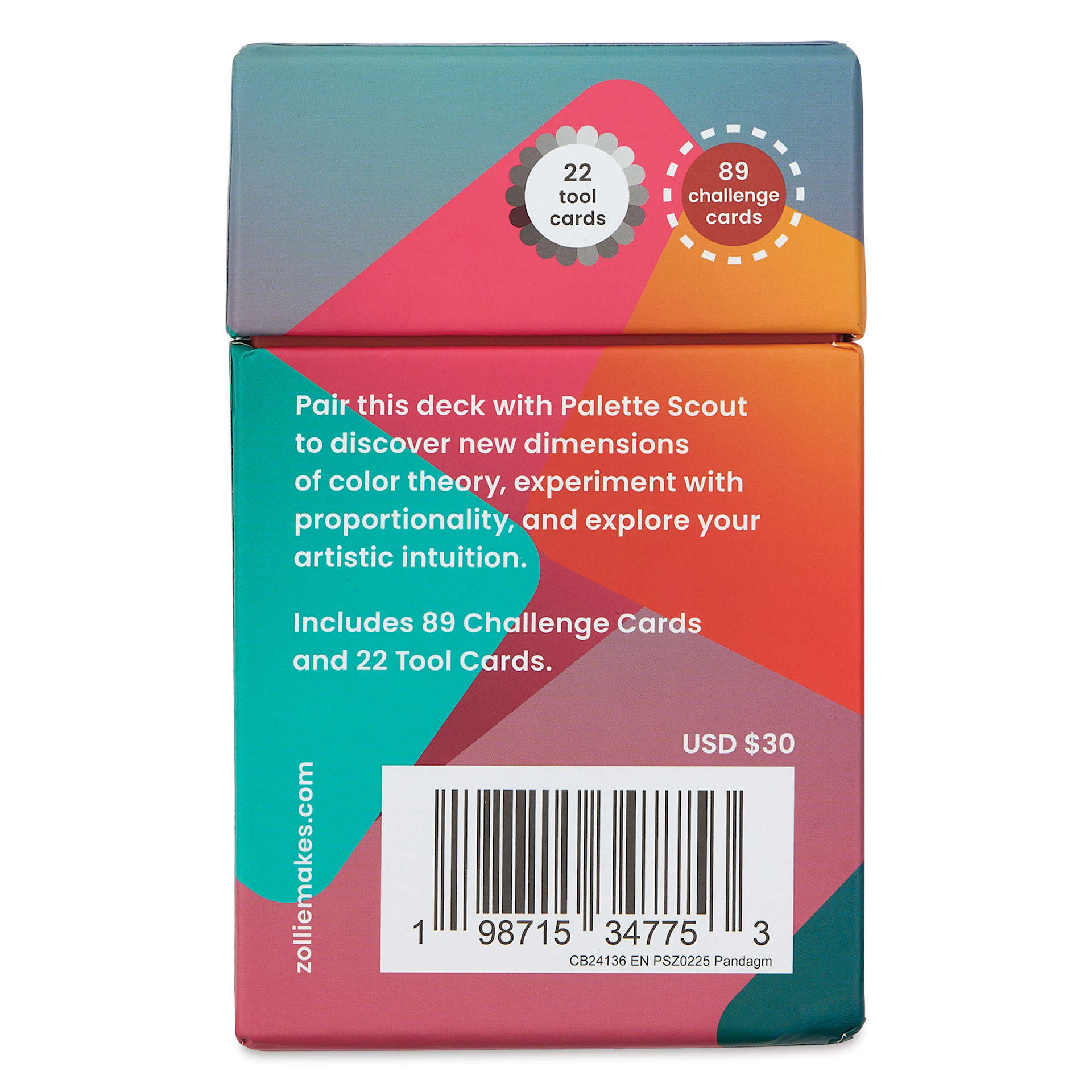 Zollie Palette Scout Tool Kit Expansion Deck, back of packaging