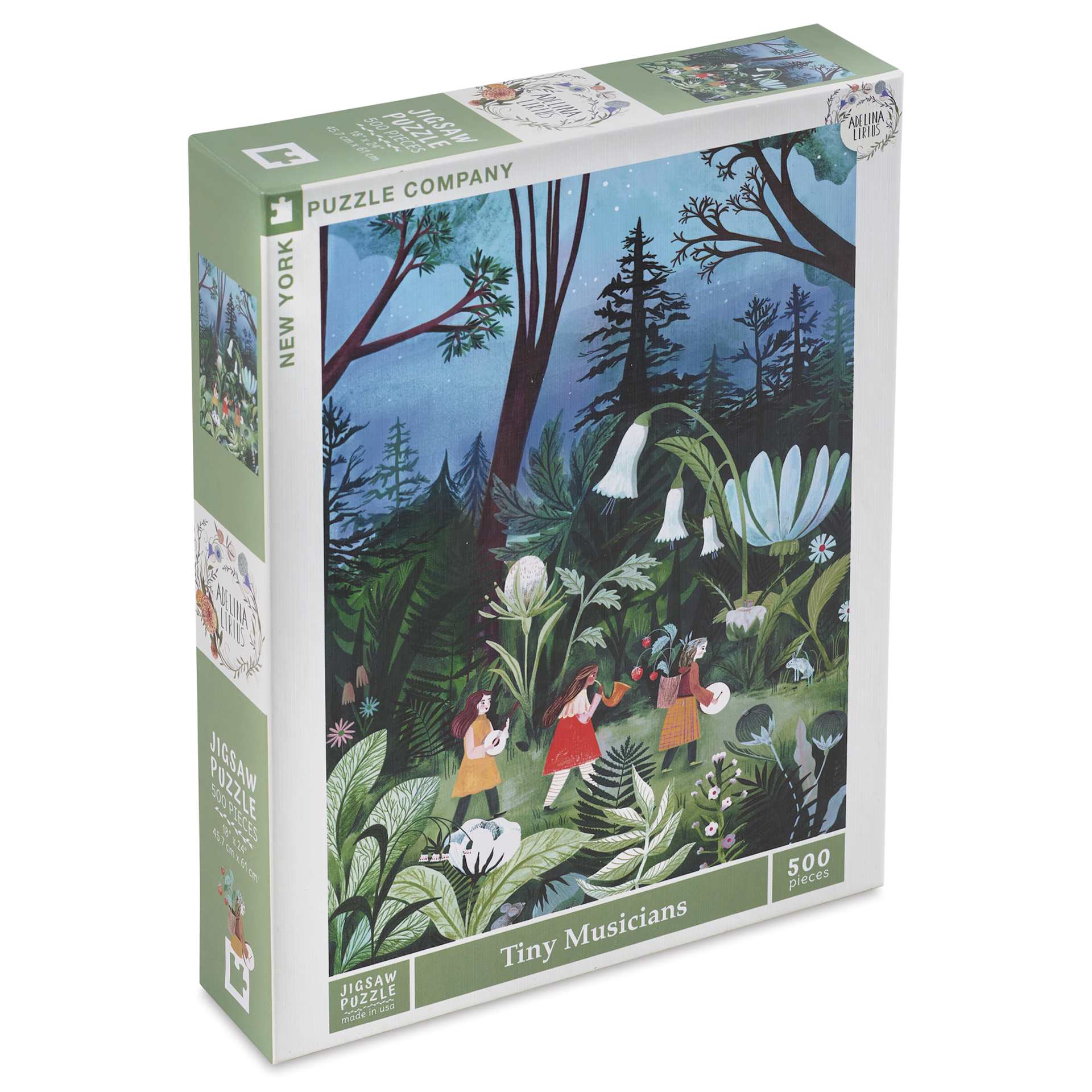 New York Puzzle Company Tiny Musicians 500 Piece Puzzle