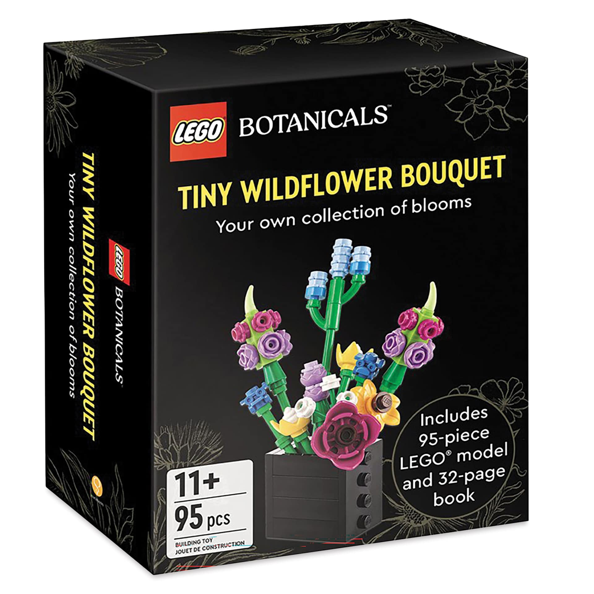 LEGO Botanicals Tiny Building Sets - Tiny Wildflowers, 95 pieces, packaging
