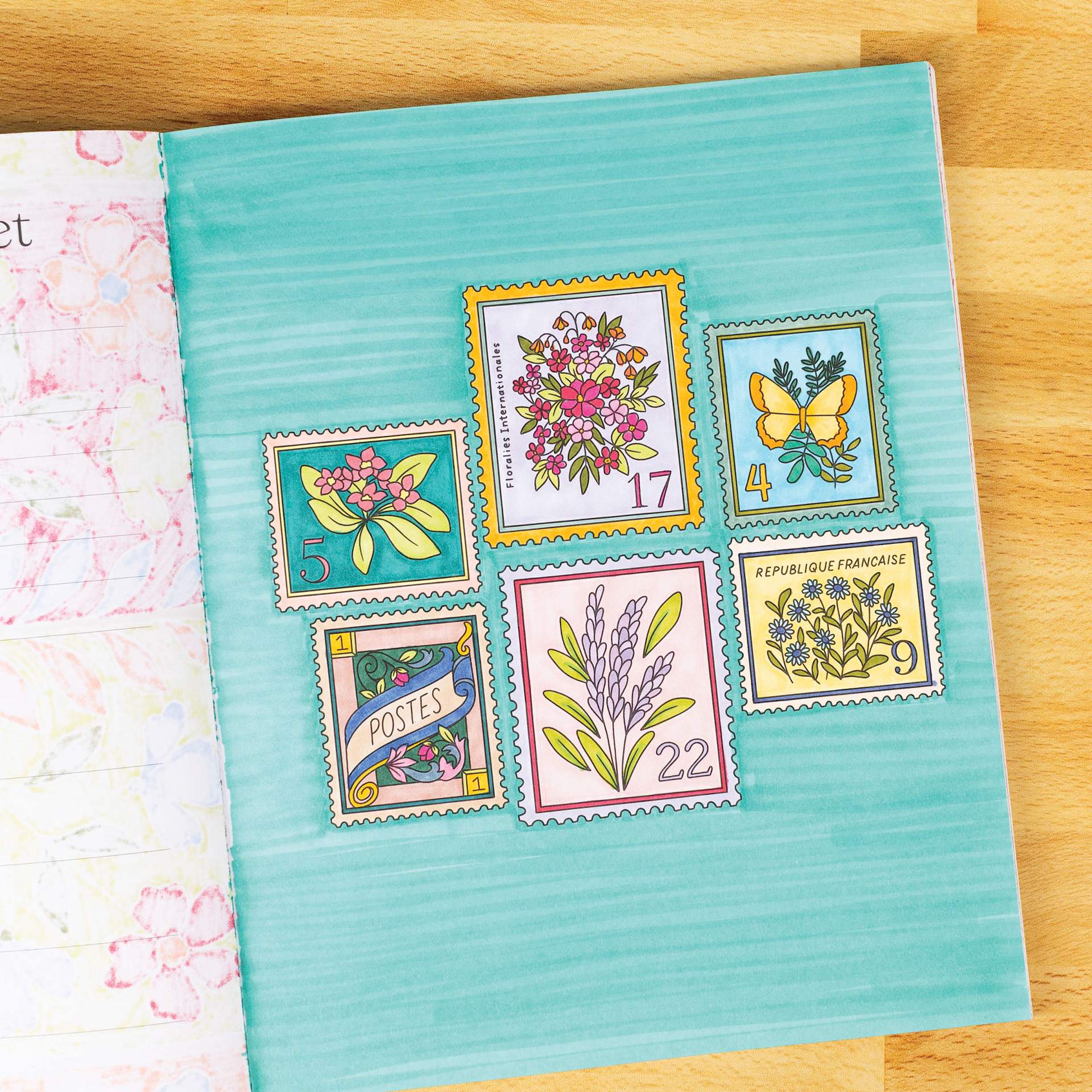 Elyse Breanne The Good Life Coloring Book, stamps