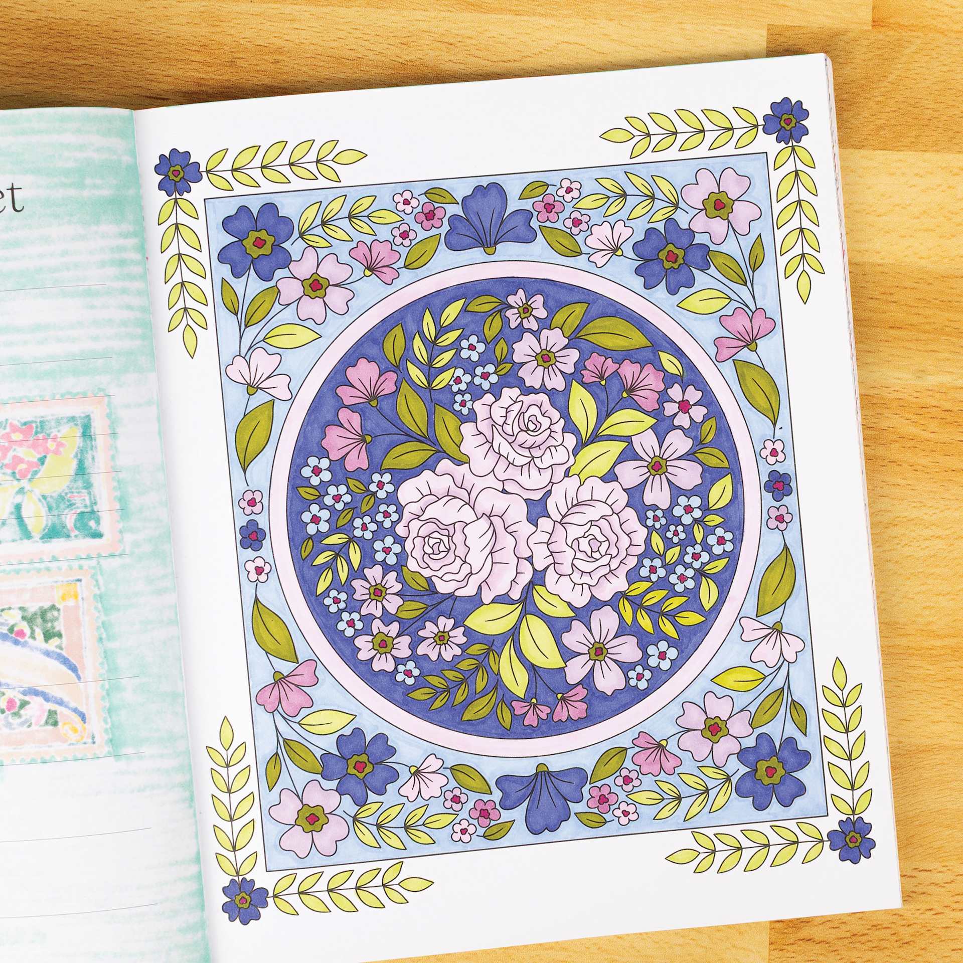 Elyse Breanne The Good Life Coloring Book, roses