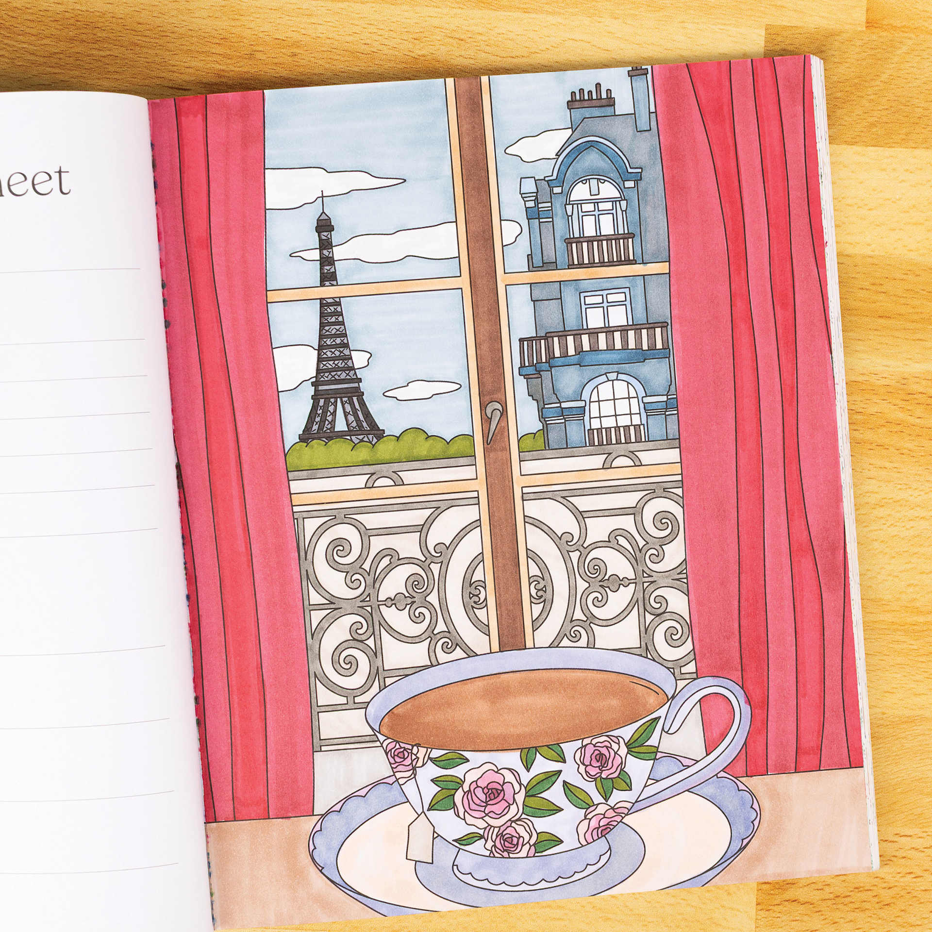 Elyse Breanne The Good Life Coloring Book, Paris