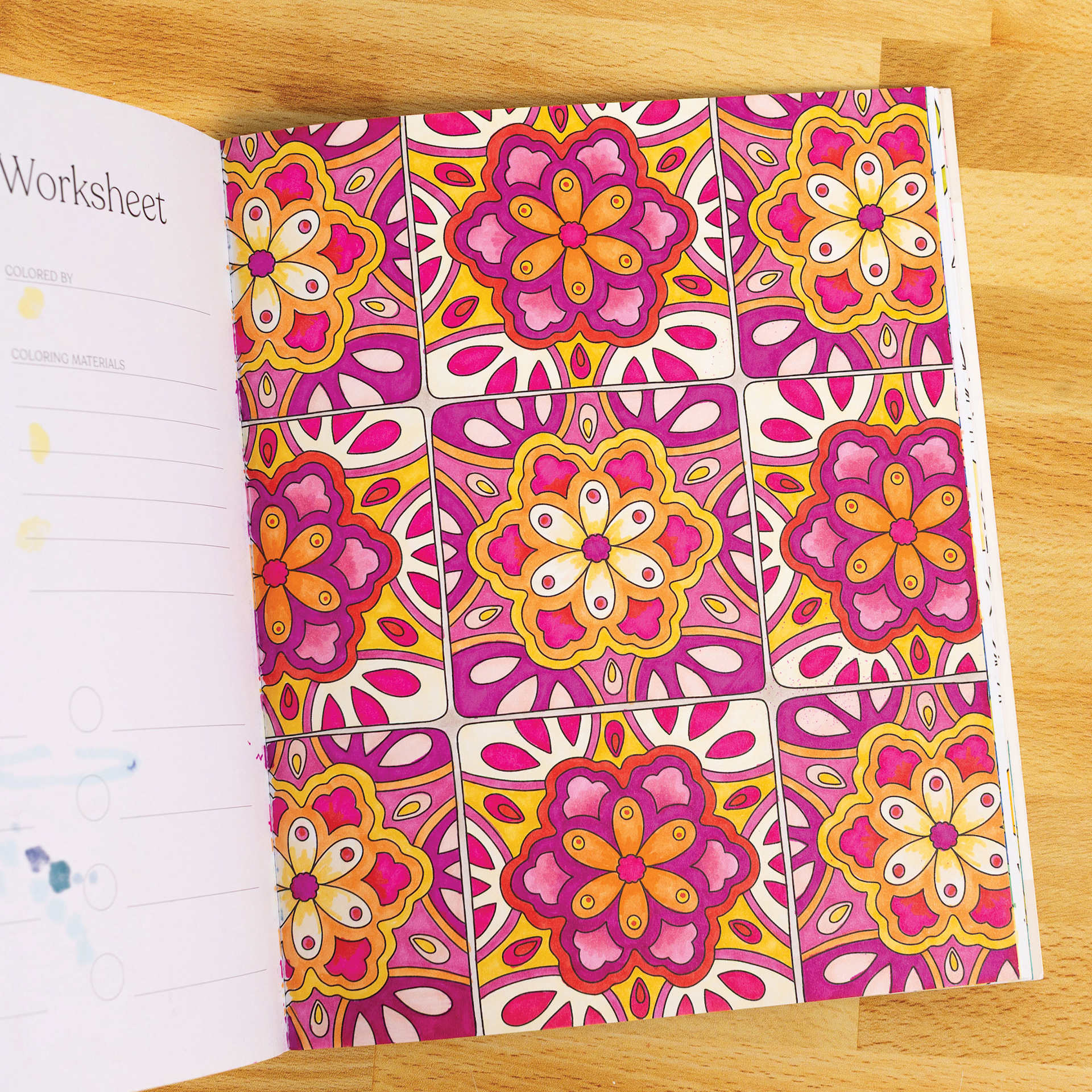 Elyse Breanne The Good Life Coloring Book, geometric patterns