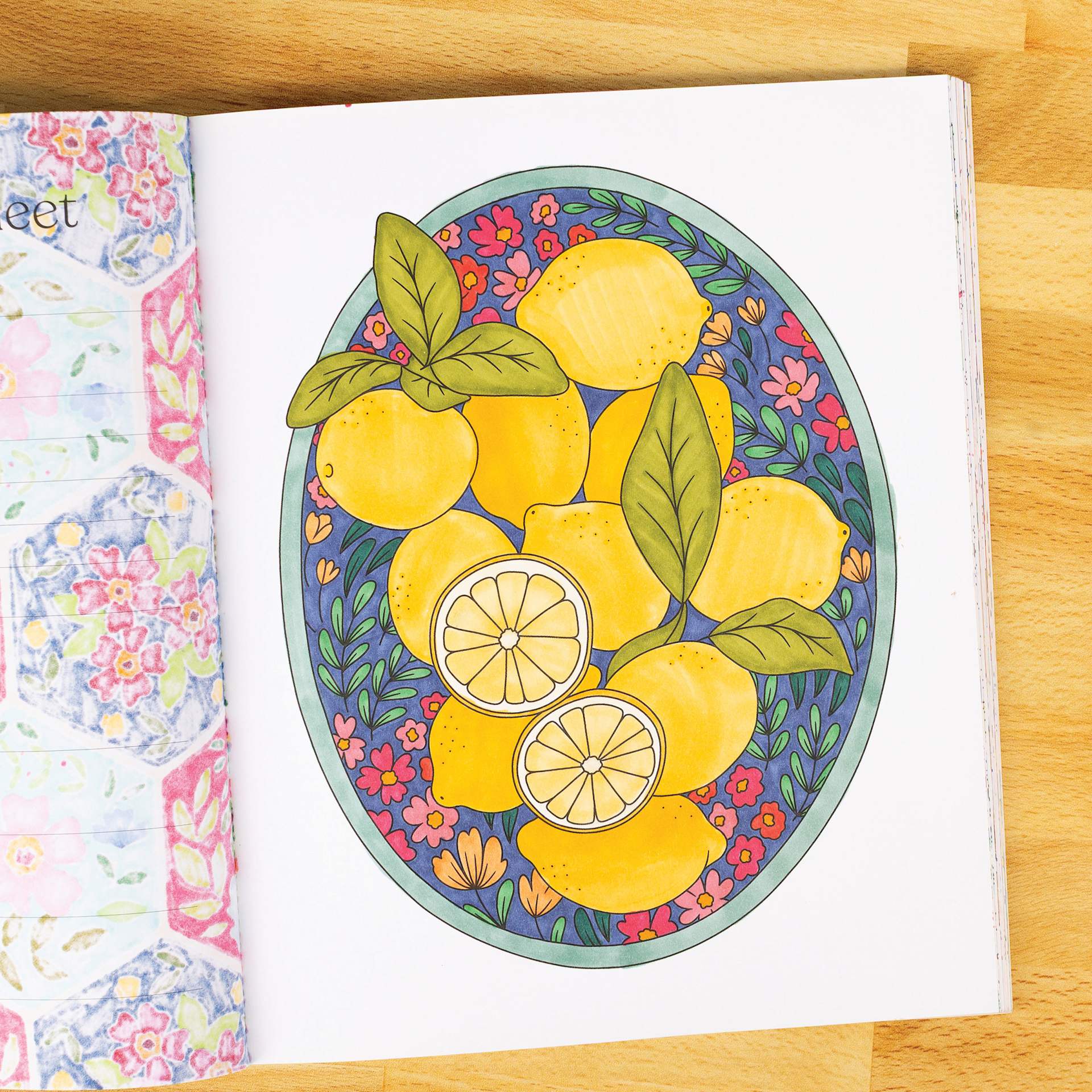 Elyse Breanne The Good Life Coloring Book, open