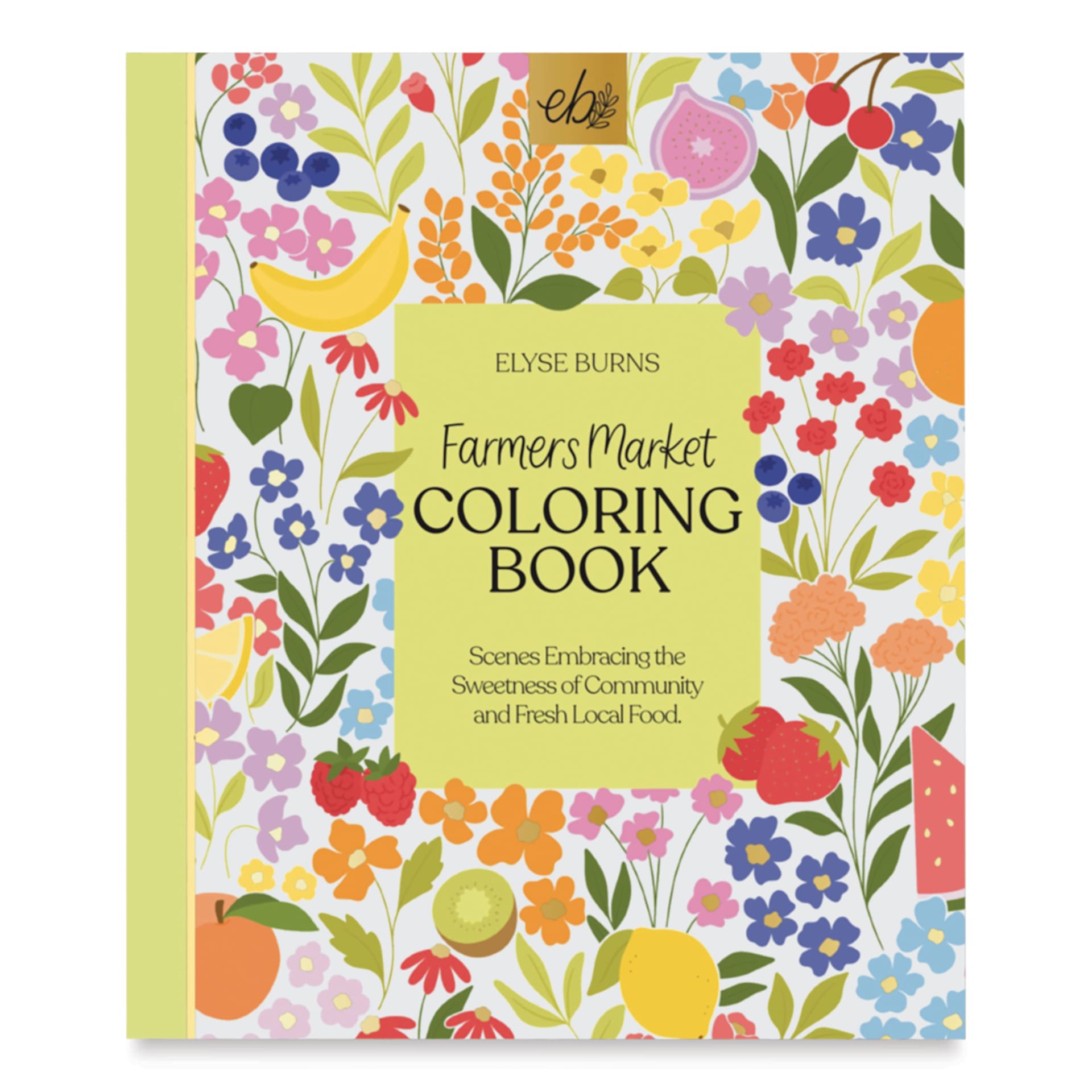 Elyse Breanne Farmer’s Market Coloring Book, front cover