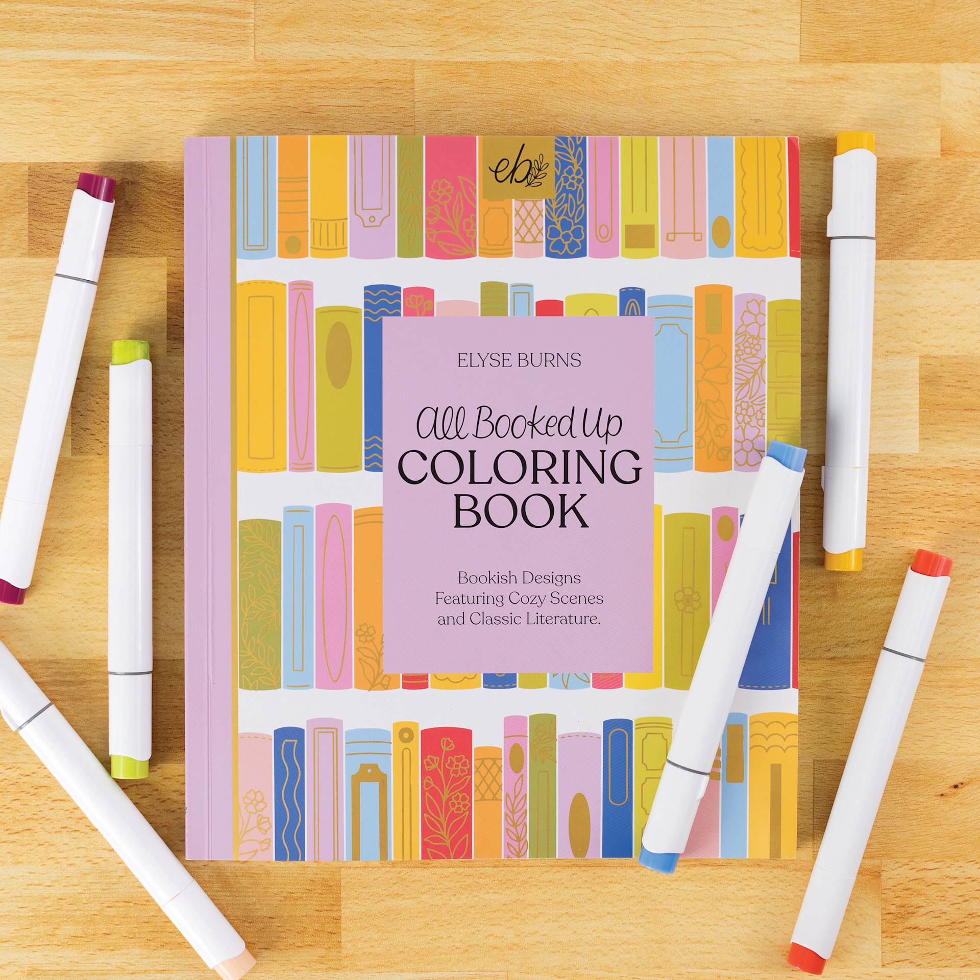 Elyse Breanne All Booked Up Coloring Book