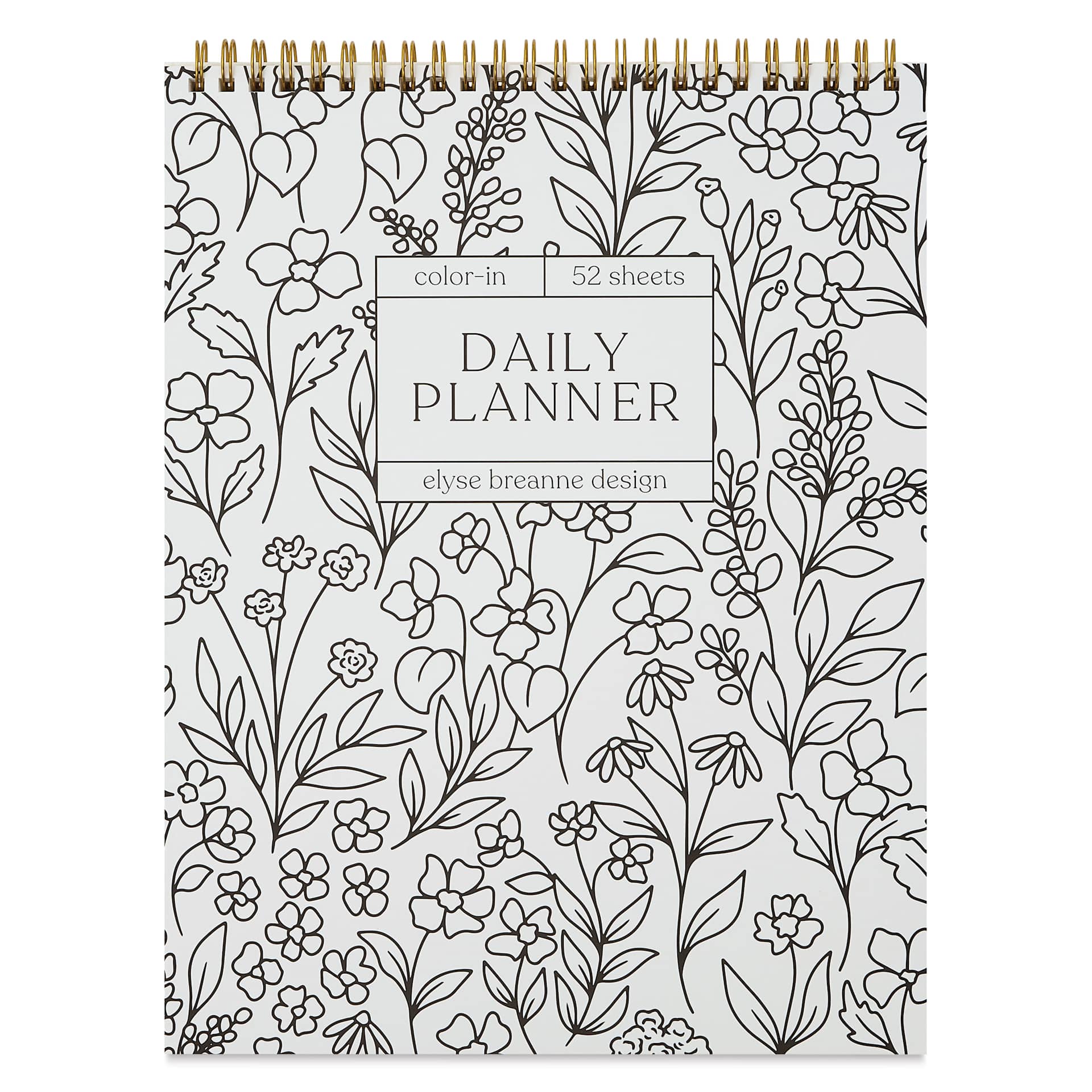 Elyse Breanne Color-in Daily Planner, front