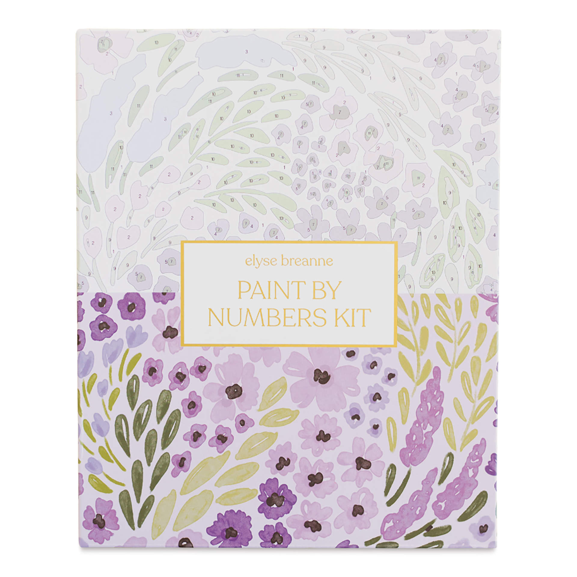 Elyse Breanne Paint By Number Kit - Lilac Floral, front of package