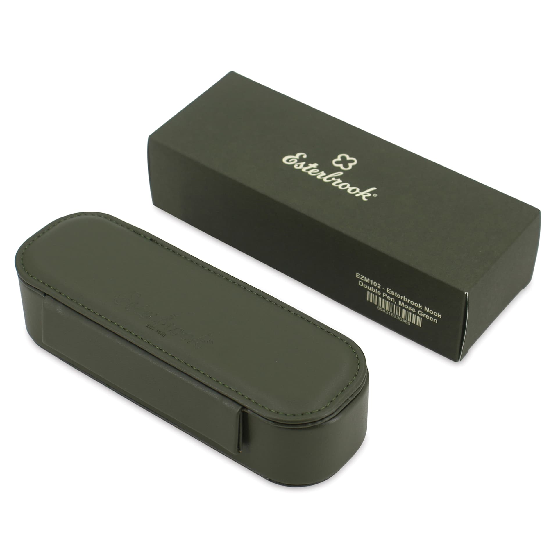 Esterbrook Pen Nook Pen Case - Double Pen, Moss Green