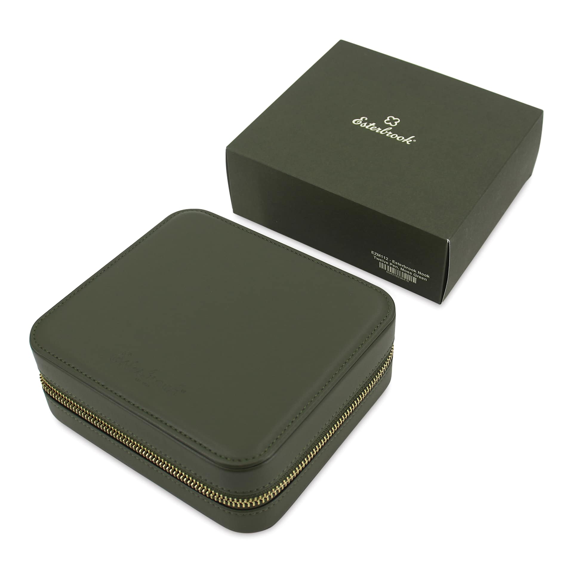 Esterbrook Pen Nook Pen Case - Twelve Pen, Moss Green
