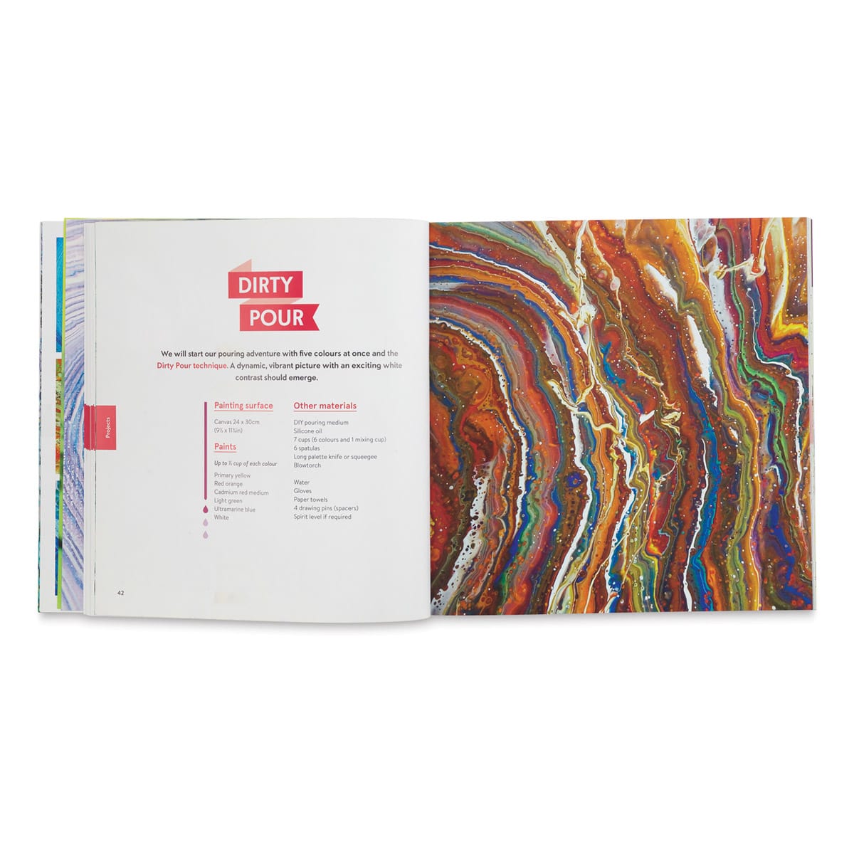 Acrylic Paint Pouring, Project Page