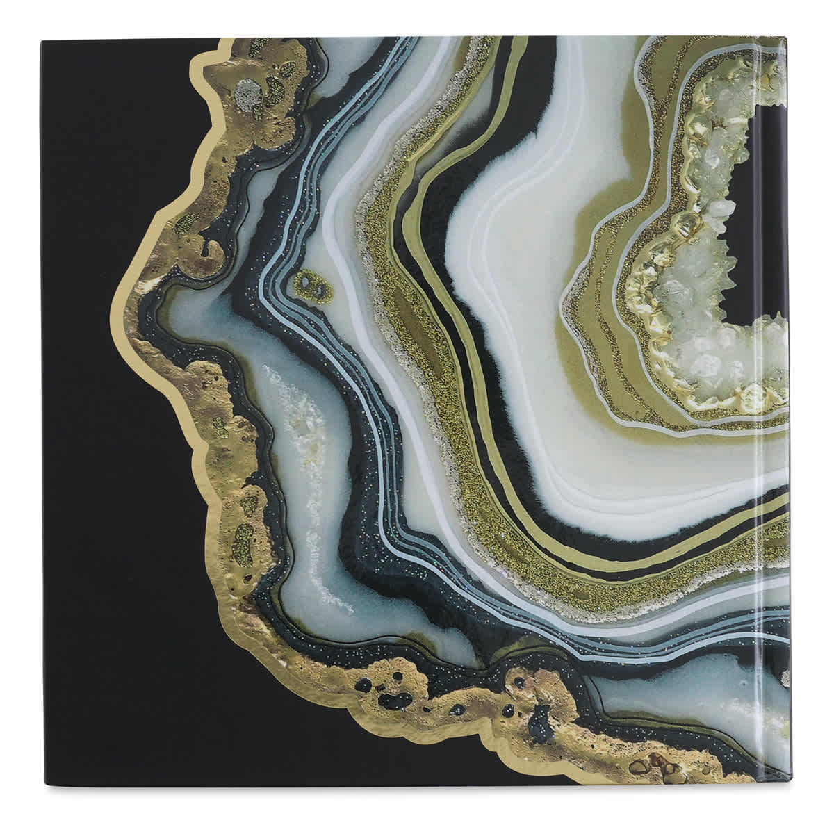 Colorberry Resin Geode Art, Back Cover
