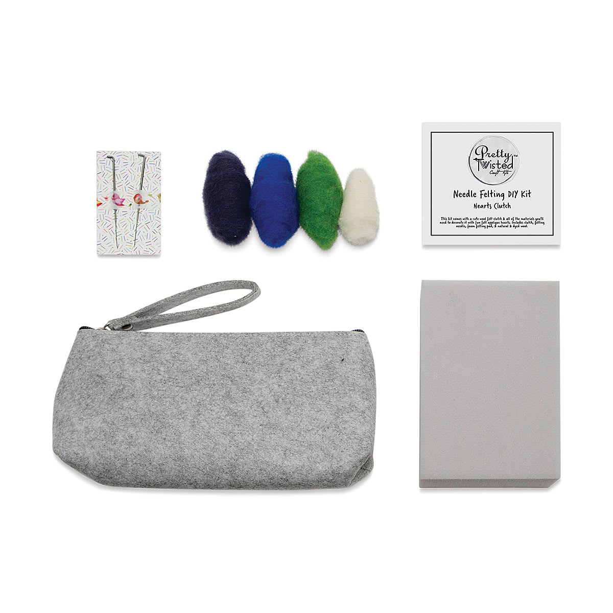 Pretty Twisted Needle Felting Bag Kits