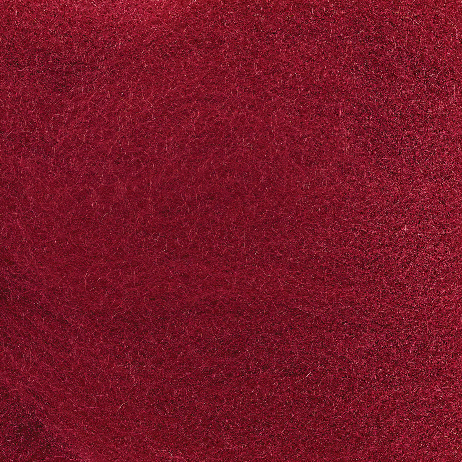 Wistyria Editions 100% Wool Roving - Cherry, 14" - close-up