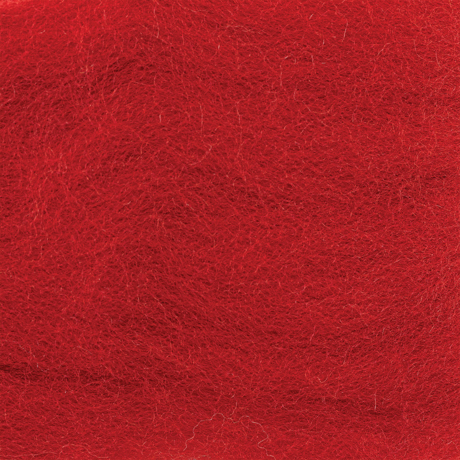 Wistyria Editions 100% Wool Roving - Chili Pepper, 14" - close-up