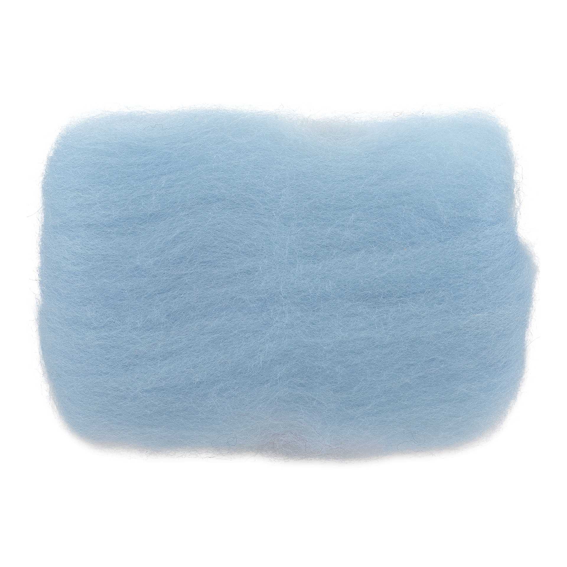 Wistyria Editions 100% Wool Roving - Pale Blue, 14"
