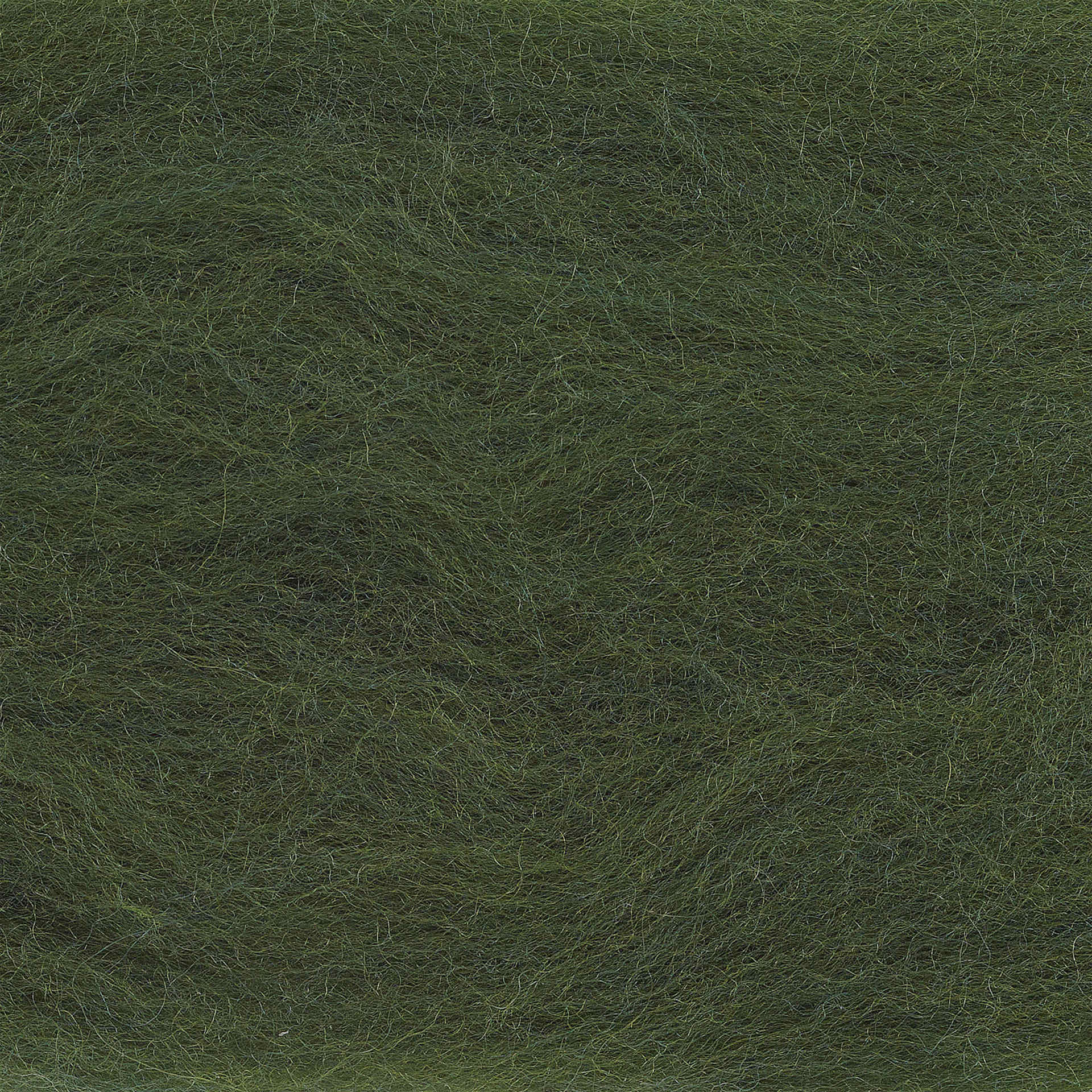 Wistyria Editions 100% Wool Roving - Forest Green, 14" - close-up